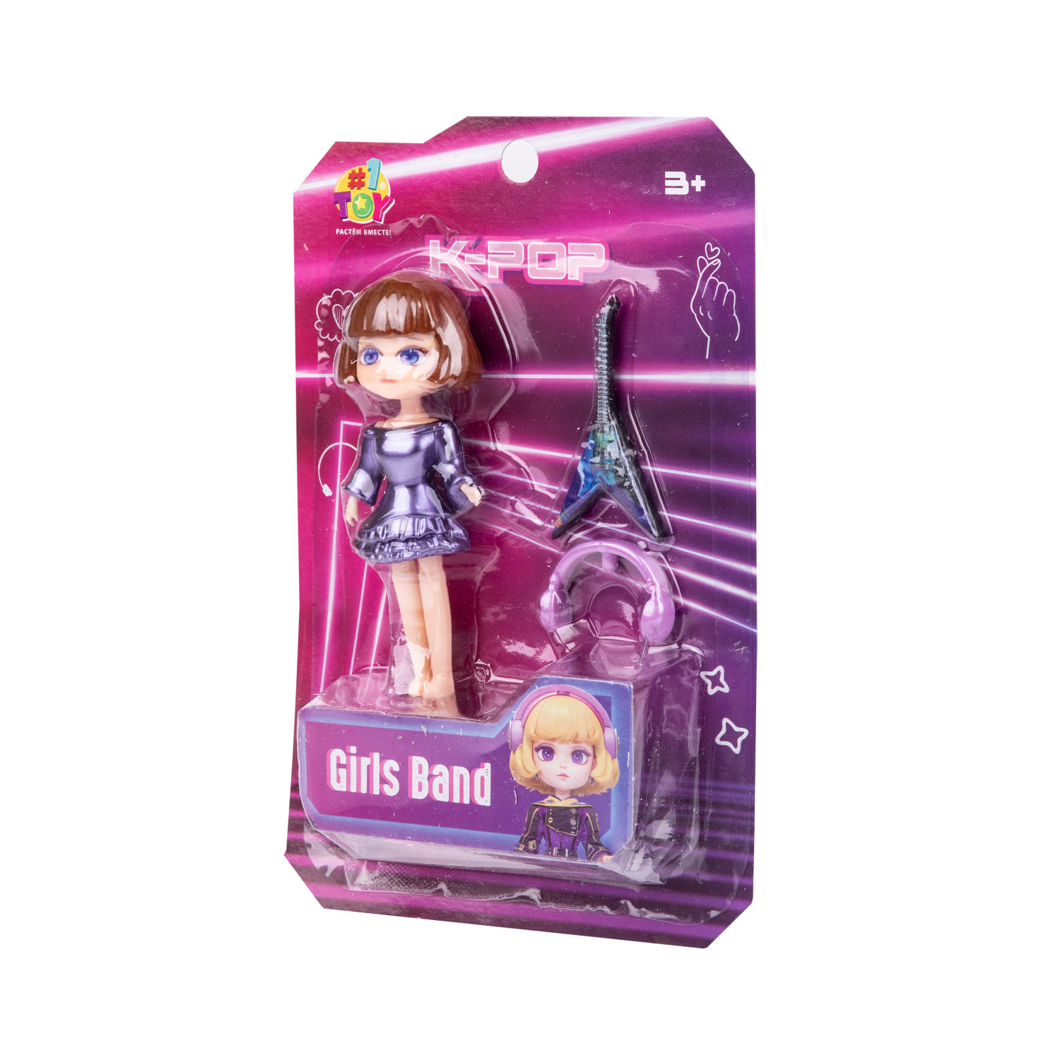 1TOY K-POP Girls band Кукла с муз.инструментом и аксессуарами, в асс.12 видов