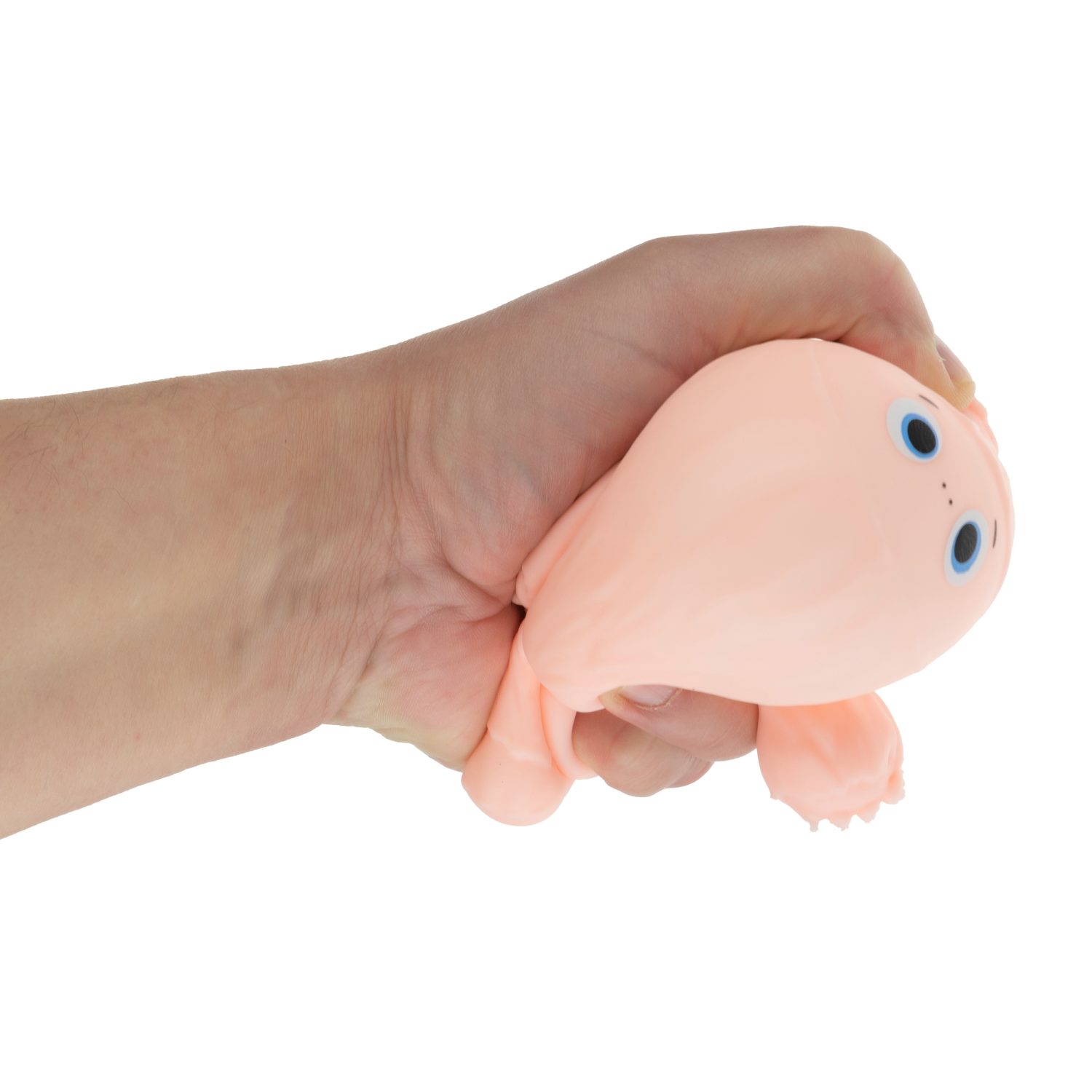 Антистресс-игрушка для рук 1TOY Крутой замес Йети тянущийся снежный человек, жмякалка, мялка, 4 цвета в ассортименте, 12 см