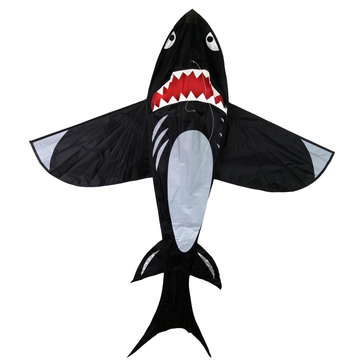 Воздушный змей 1TOY Акула 127х137 см, леер 50 м