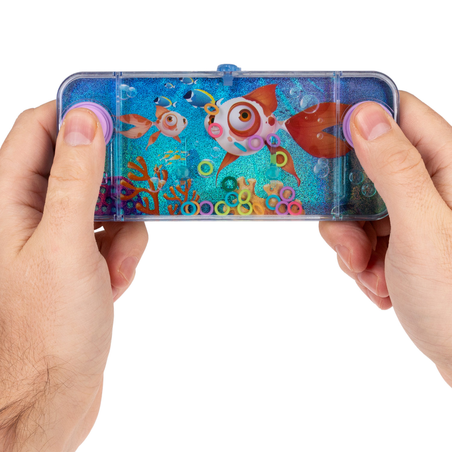 1TOY Игра с водой насади колечки морские обитатели, 3 вида в ассортименте, 15,5*7*2см