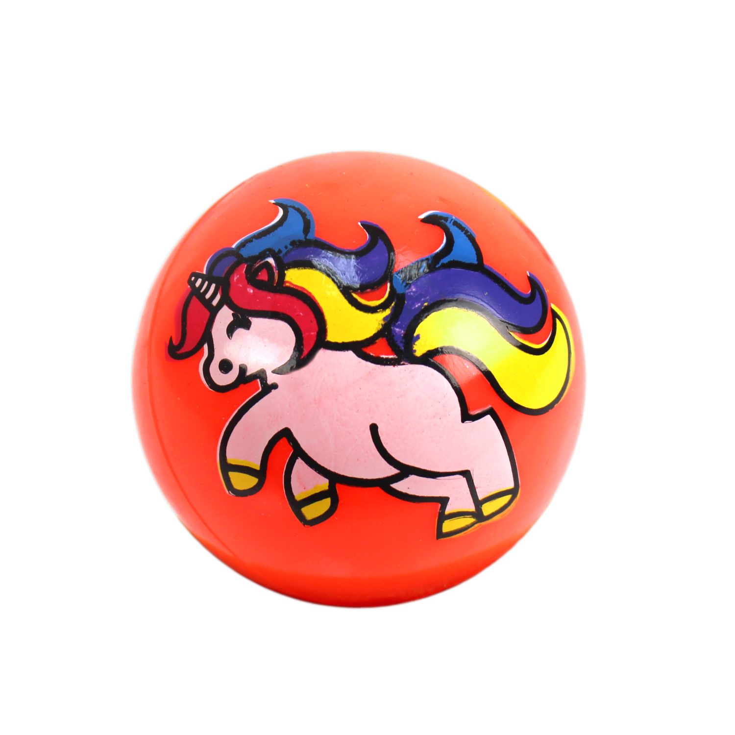 Мячик-прыгун со светом 1TOY Единорог,  5,5 см