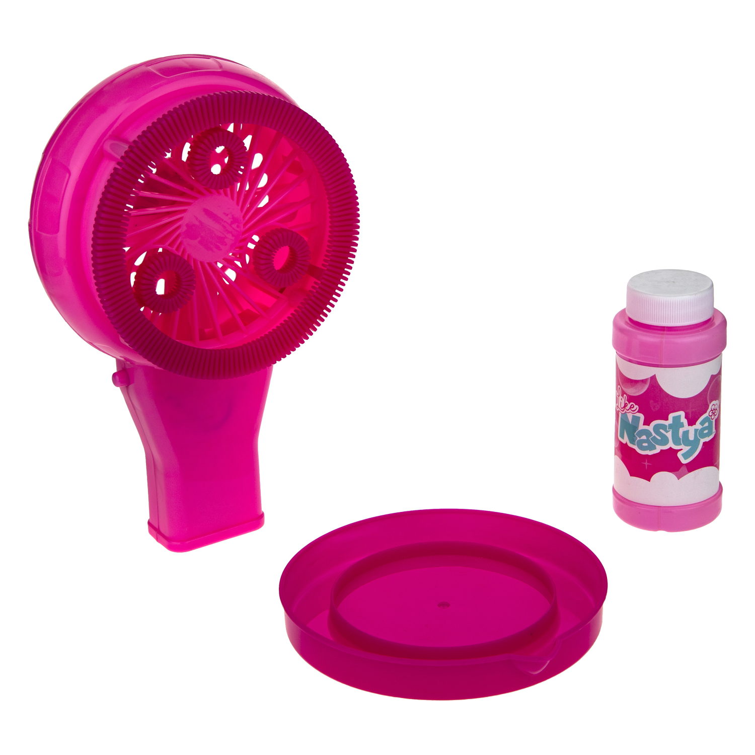 Мыльные пузыри Like Nastya игрушка на батарейках 80 мл, "пузыри в пузыре"