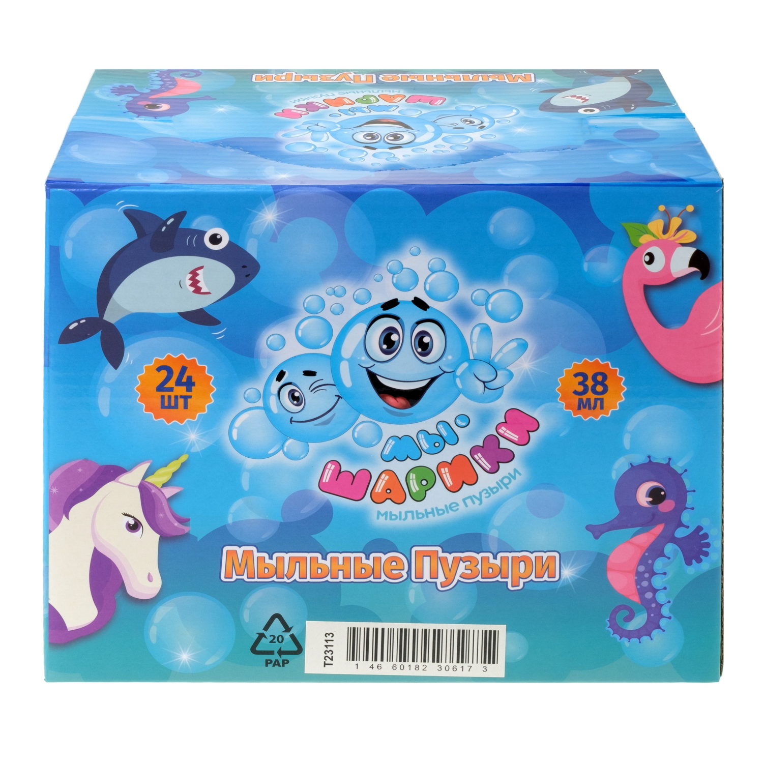Мыльные пузыри 1TOY Мы-шарики! Единорог, 38 мл, в ассортименте