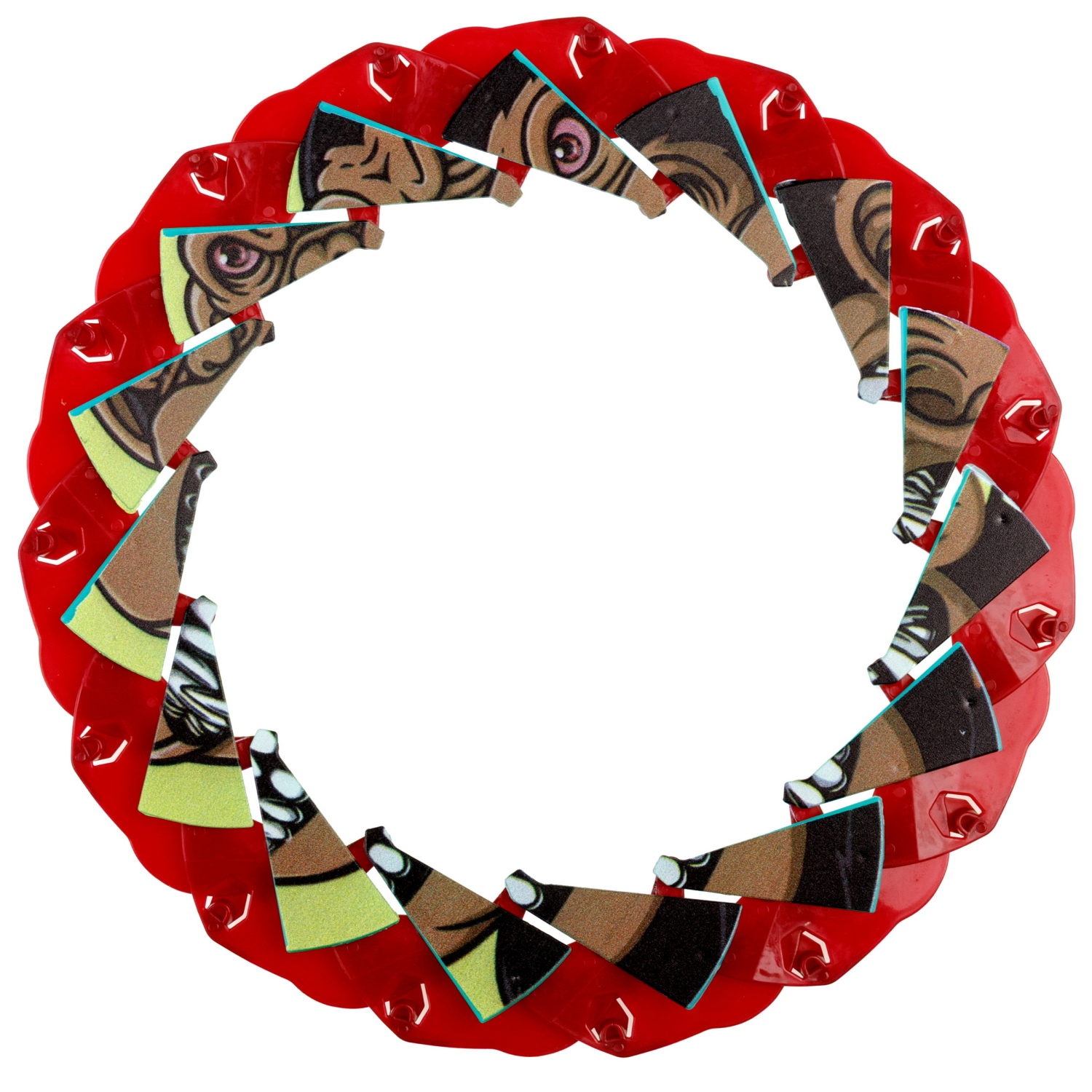 Фрисби складной 1TOY 12/25 см, с принтом, обезьяна