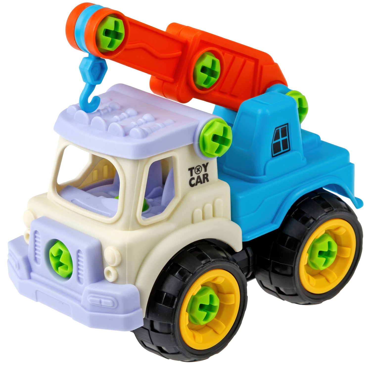 1toy Новостройка строительная техника, сборно-разборная, в асс. 4 вида (пакет)