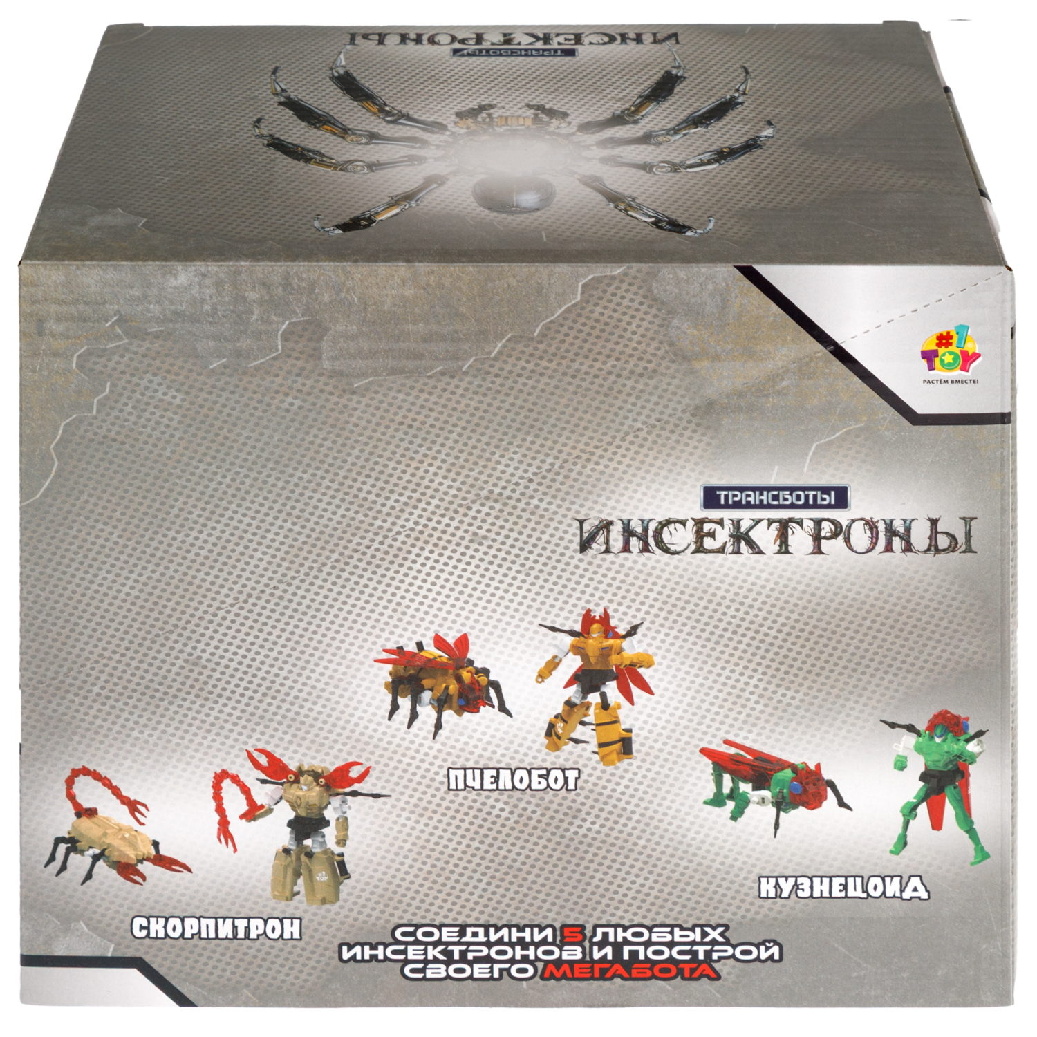 Трансботы 1TOY Инсектроны, роботы-трансформеры, в ассортименте 6 видов