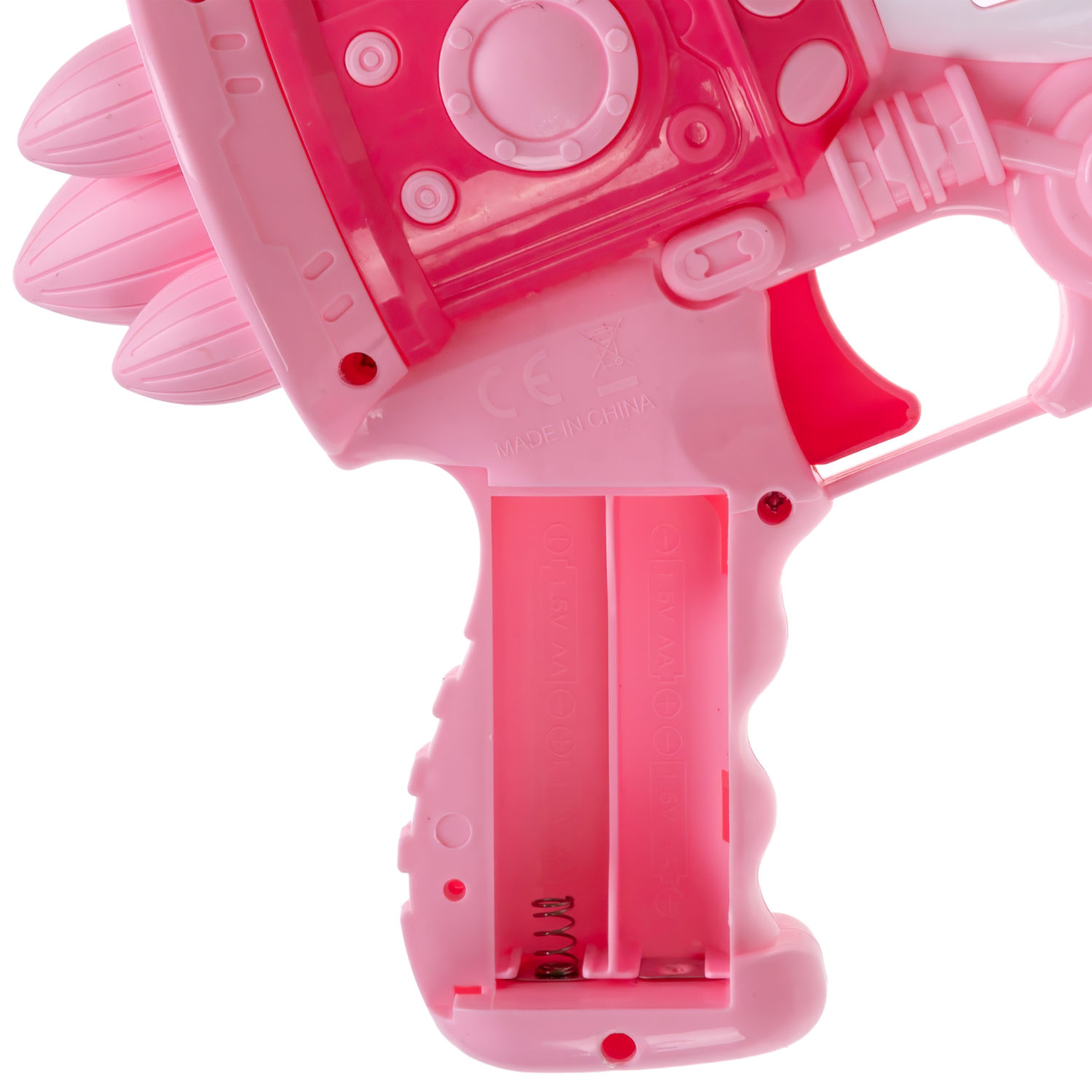 Пистолет для мыльных пузырей 1TOY Мы-шарики! Бластер космический со светом, 50 мл