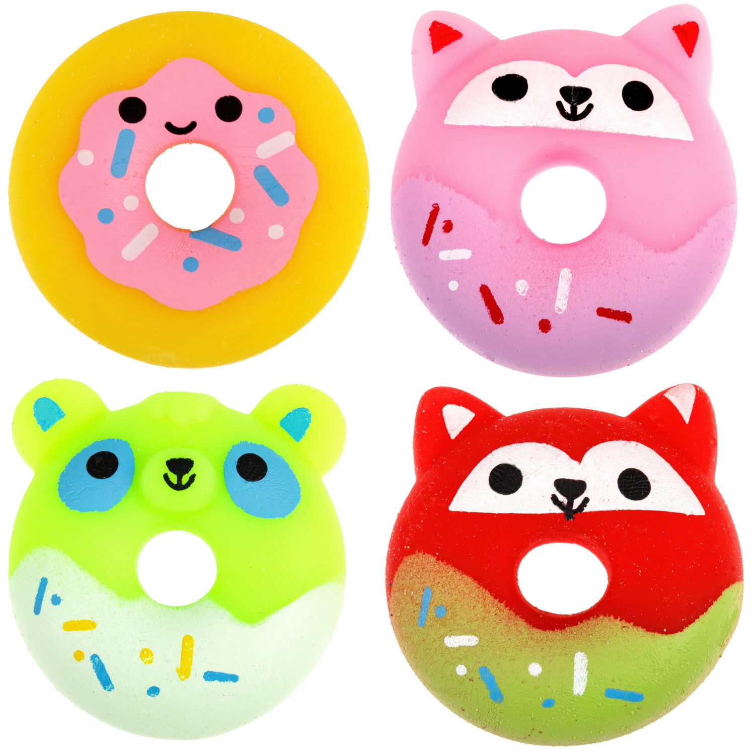 Антистресс-игрушка 1TOY Крутой Замес Няшка-Вкусняшка мини, набор 4 штуки