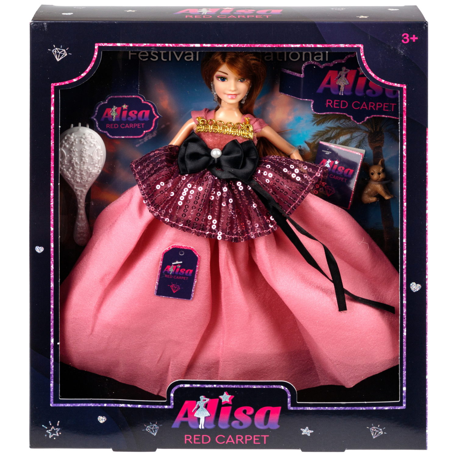 Кукла Alisa Red Carpet в пышном розовом платье, с аксессурами, 29 см