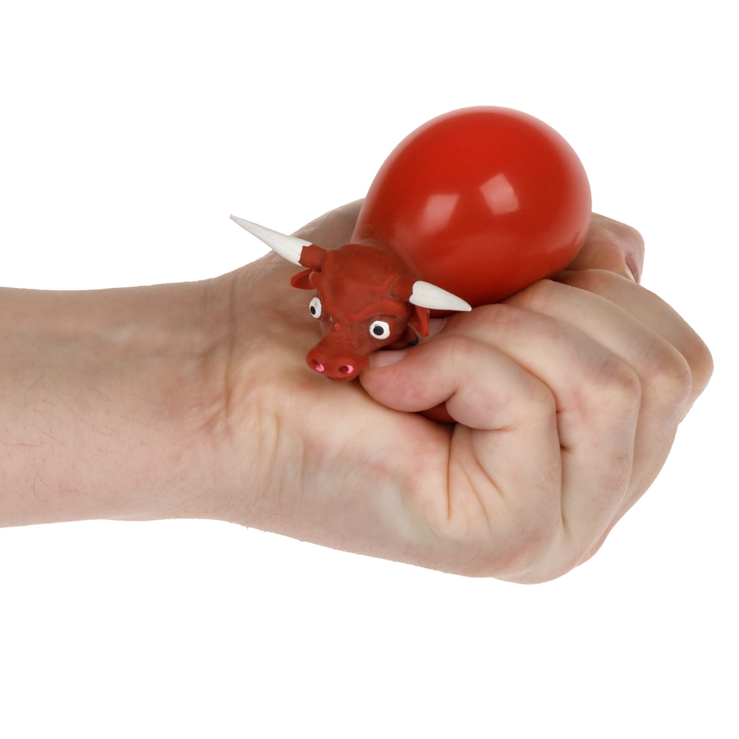 Игрушка ДУТИКИ 1TOY Животные, максимальный размер 30 см, бык