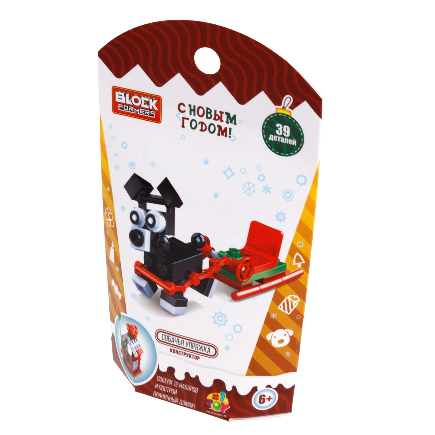 1Toy конструктор Blockformers "Новый год", 12 видов в ассортименте