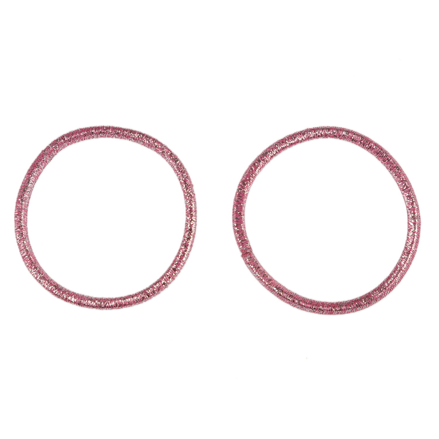 Lukky Fashion набор из 10 резинок для волос Металлика, цвет: белый, розовый, красный, фиолетовый