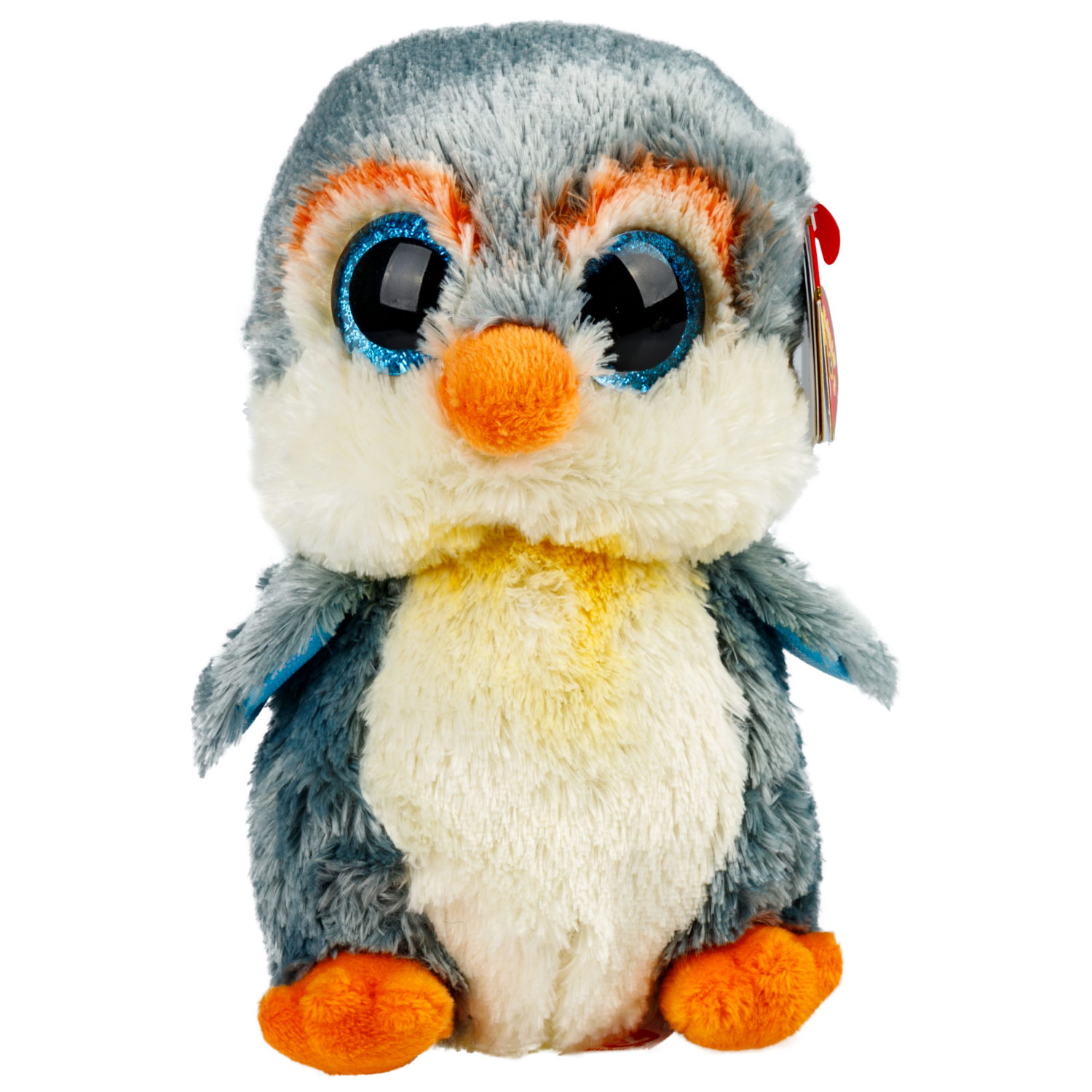 Мягкая игрушка TY Beanie Boo's Серый пингвин Fisher, 15 см