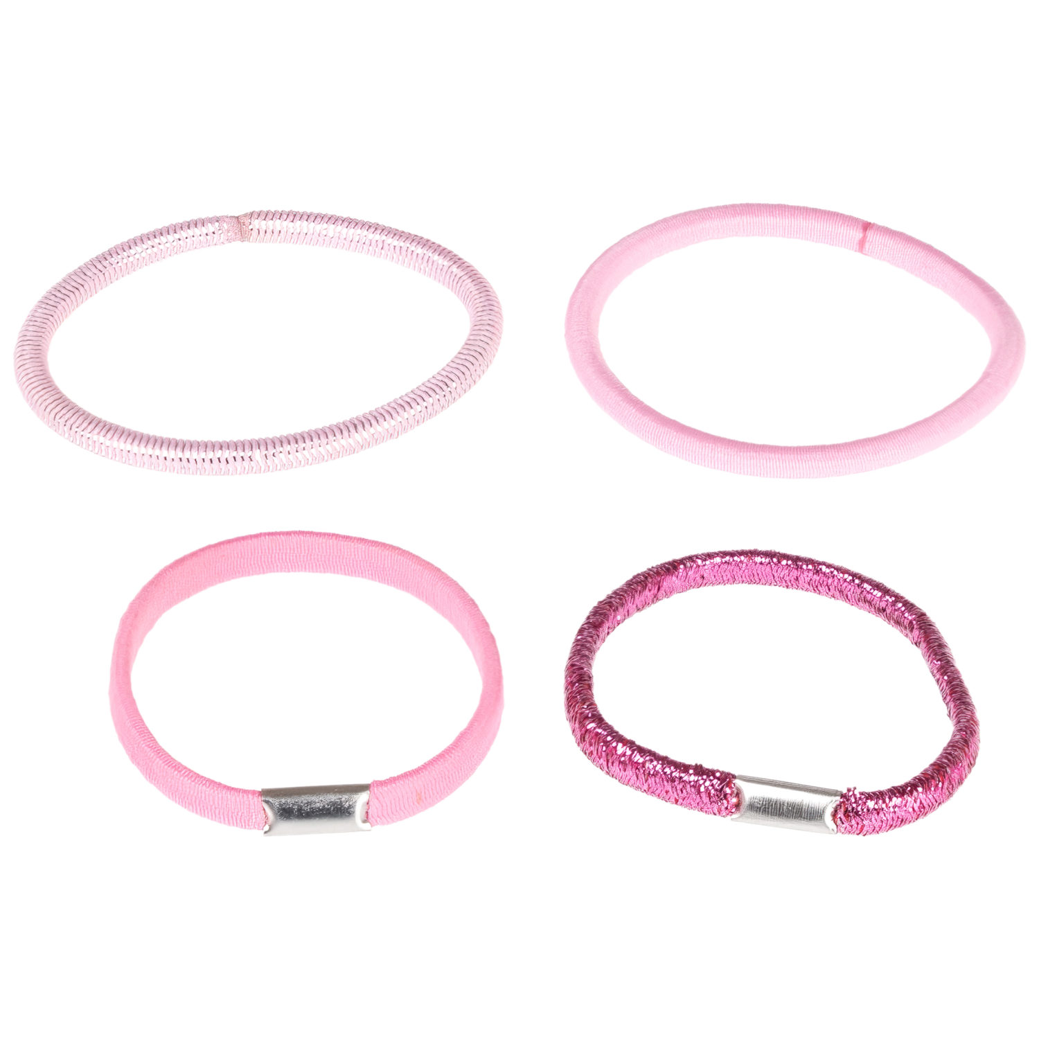 Lukky Fashion набор из 12 резинок д.волос Микс,2 цвета: розовый, голубой, принт микс