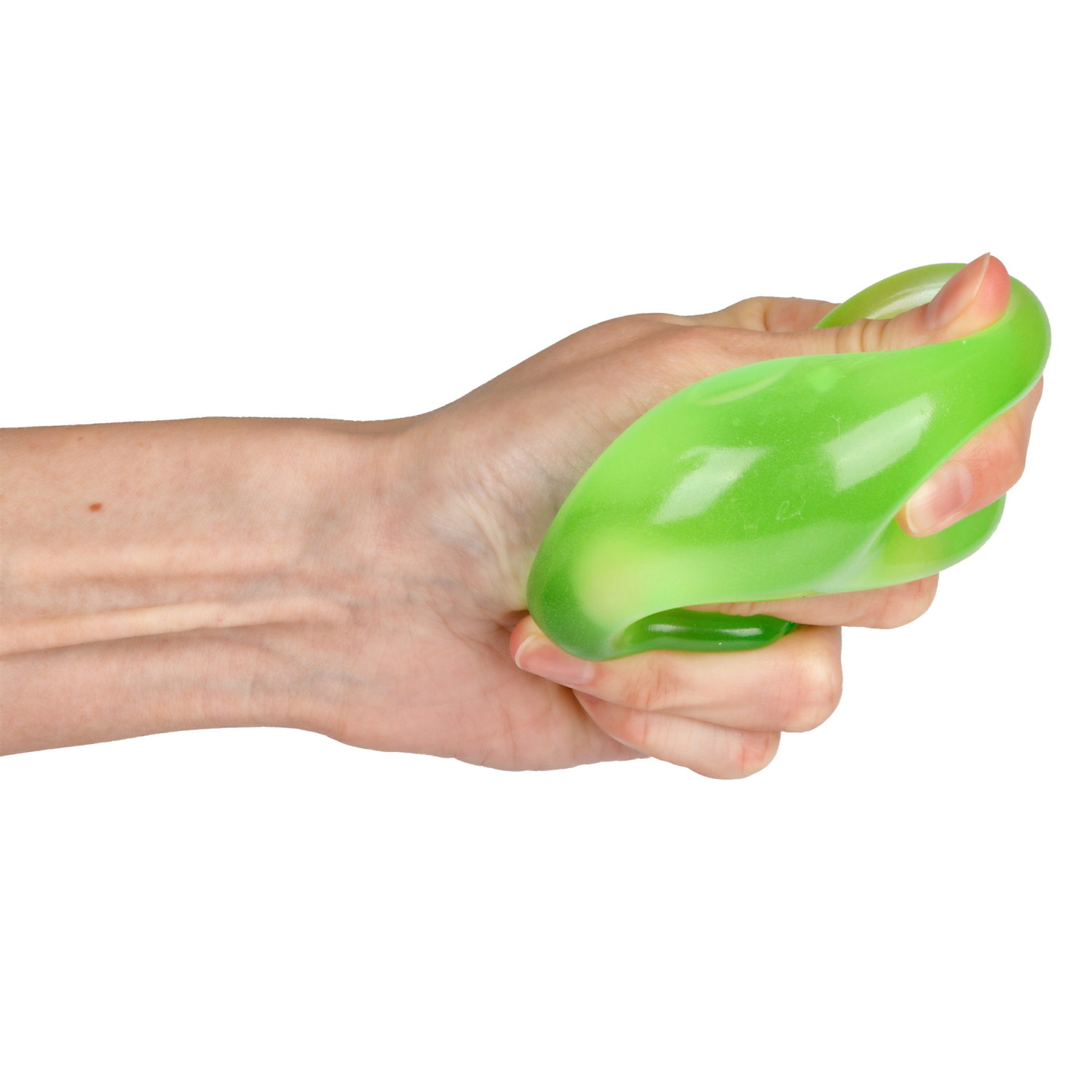 1toy Крутой замес Супергель зелёный шар матовый, 6 см