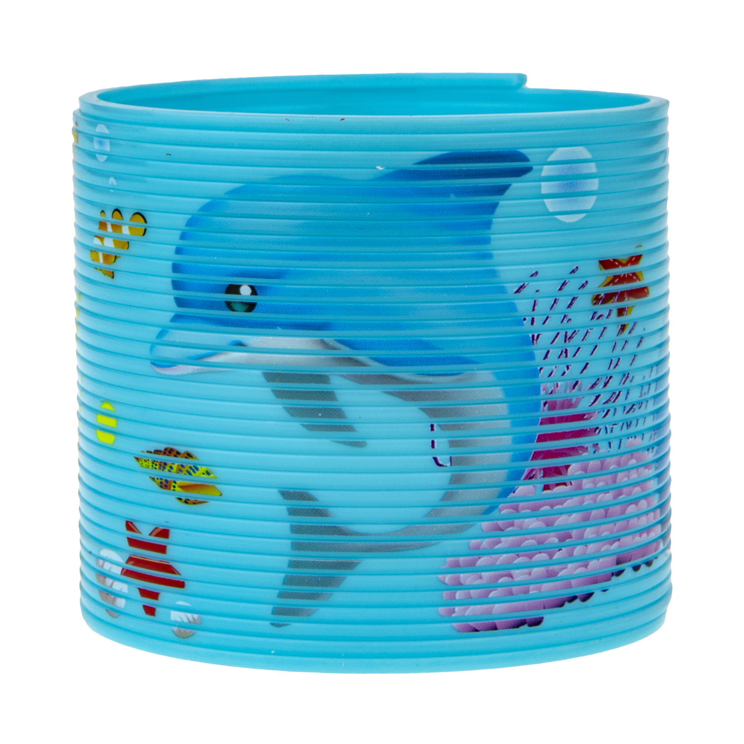 1TOY пружинка Радуга-Дуга морские обитатели, 4 вида в ассортименте