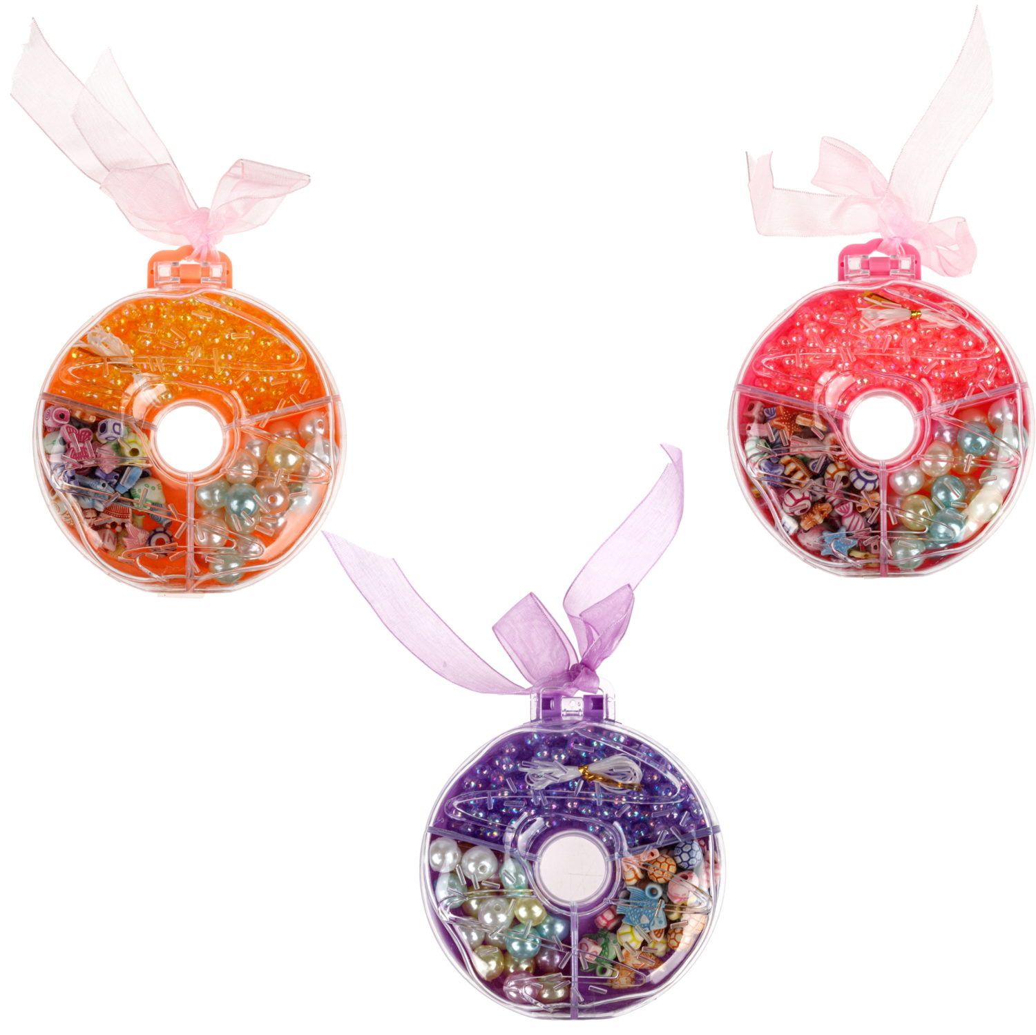 Игровой набор для создания украшений в упаковке пончик, в ассортименте