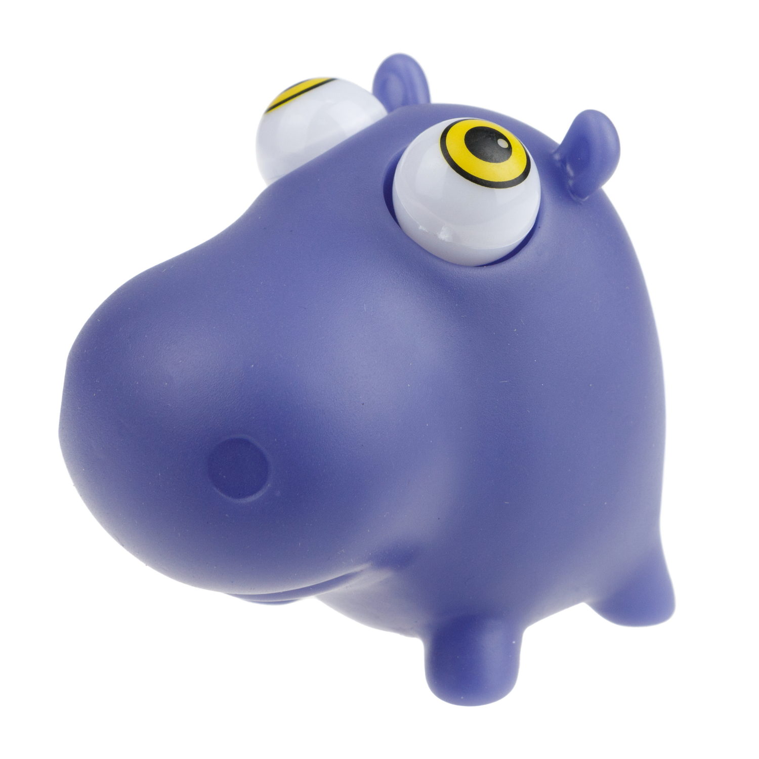 1toy Пучеглаз-антистресс "Бегемот" 8,2х7x6,8 см