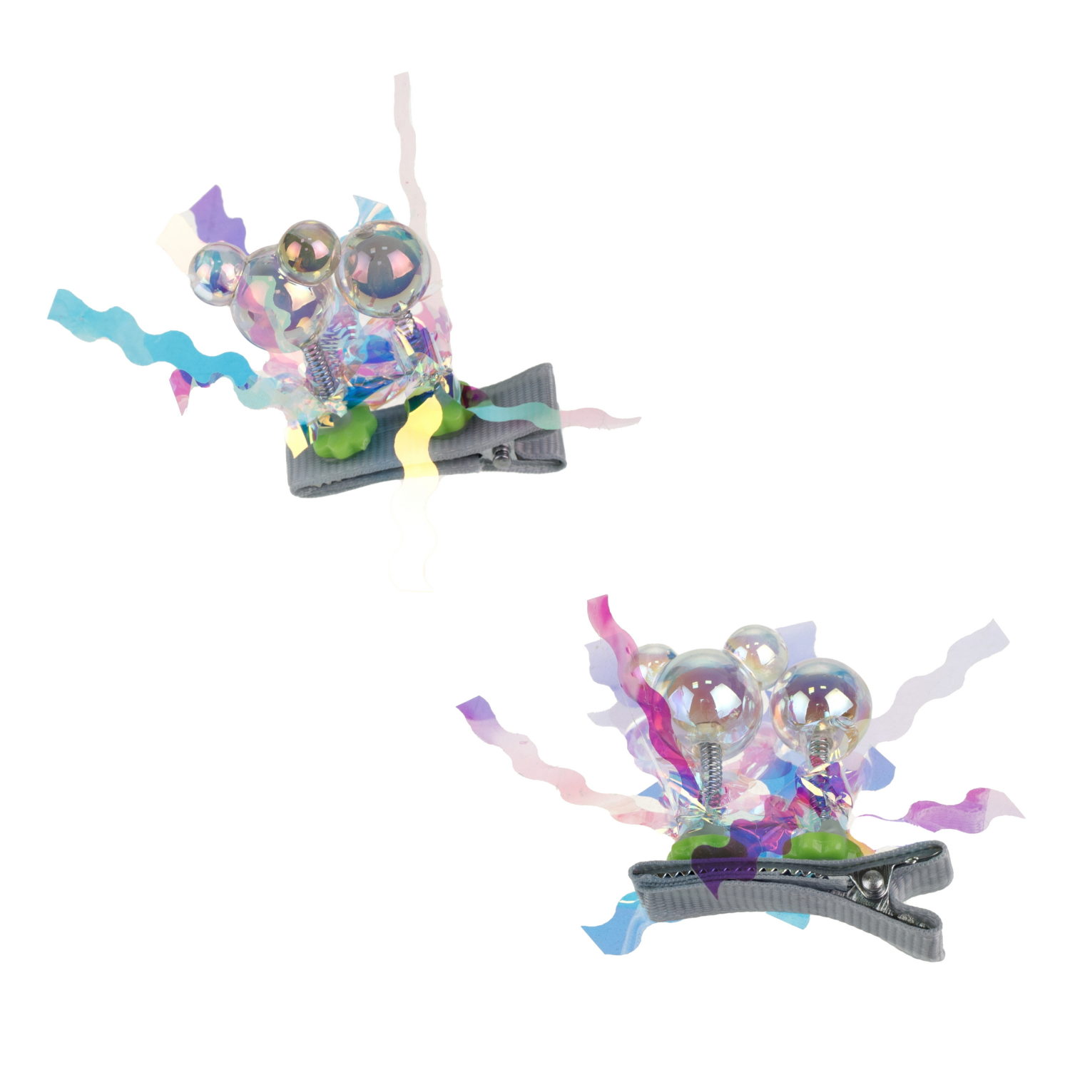 Lukky Fashion набор аксессуаров для волос розовый, в наборе 10 заколок, подарочная упаковка, 14х14х4см