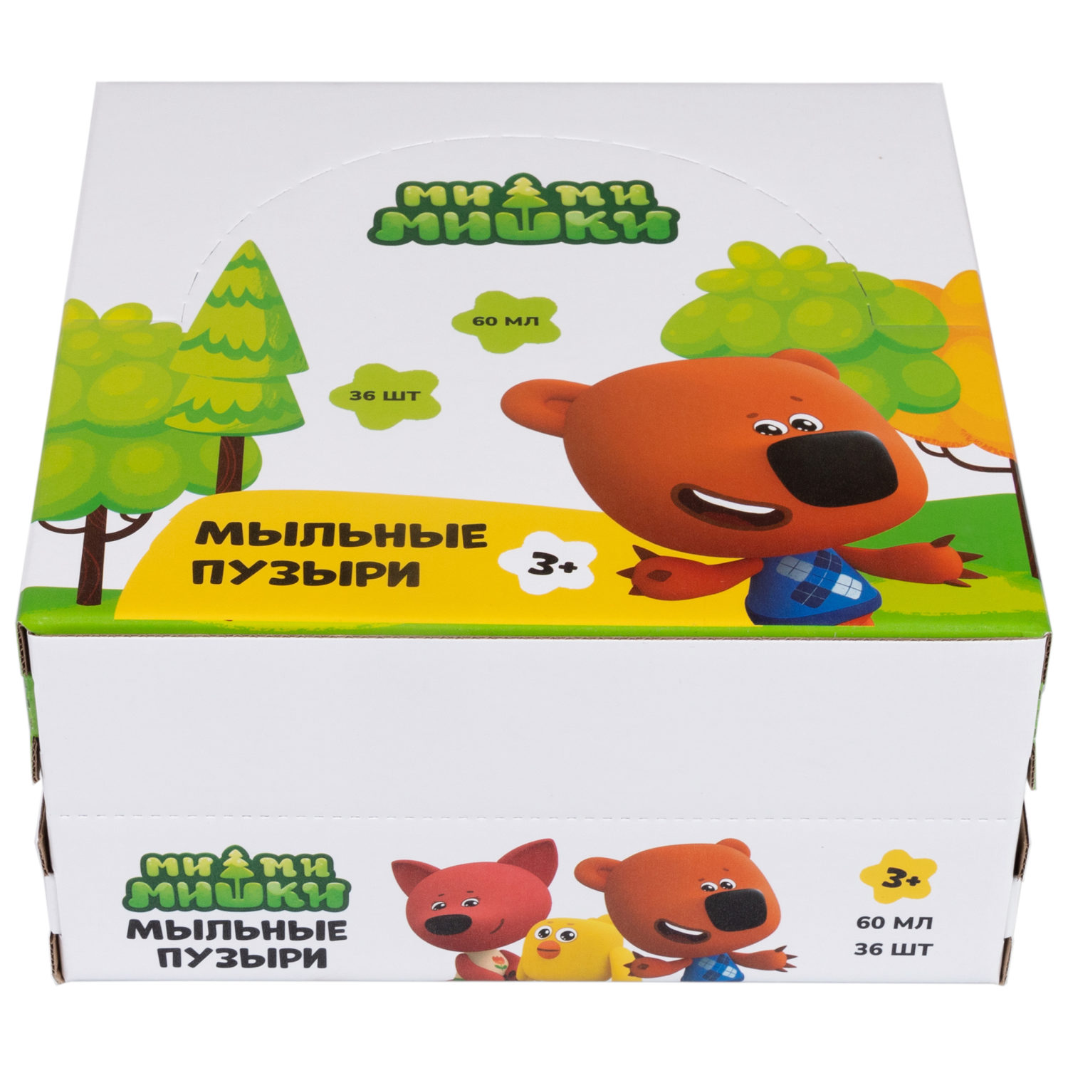 Мыльные пузыри 1TOY Ми-ми-мишки, 60 мл