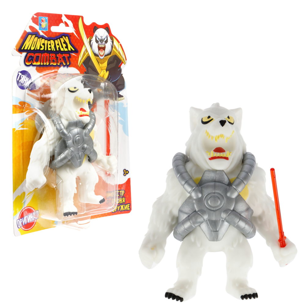 Тянущиеся фигурки 1TOY Monster Flex Combat Космический Оборотень, монстр тянучка, 15 см