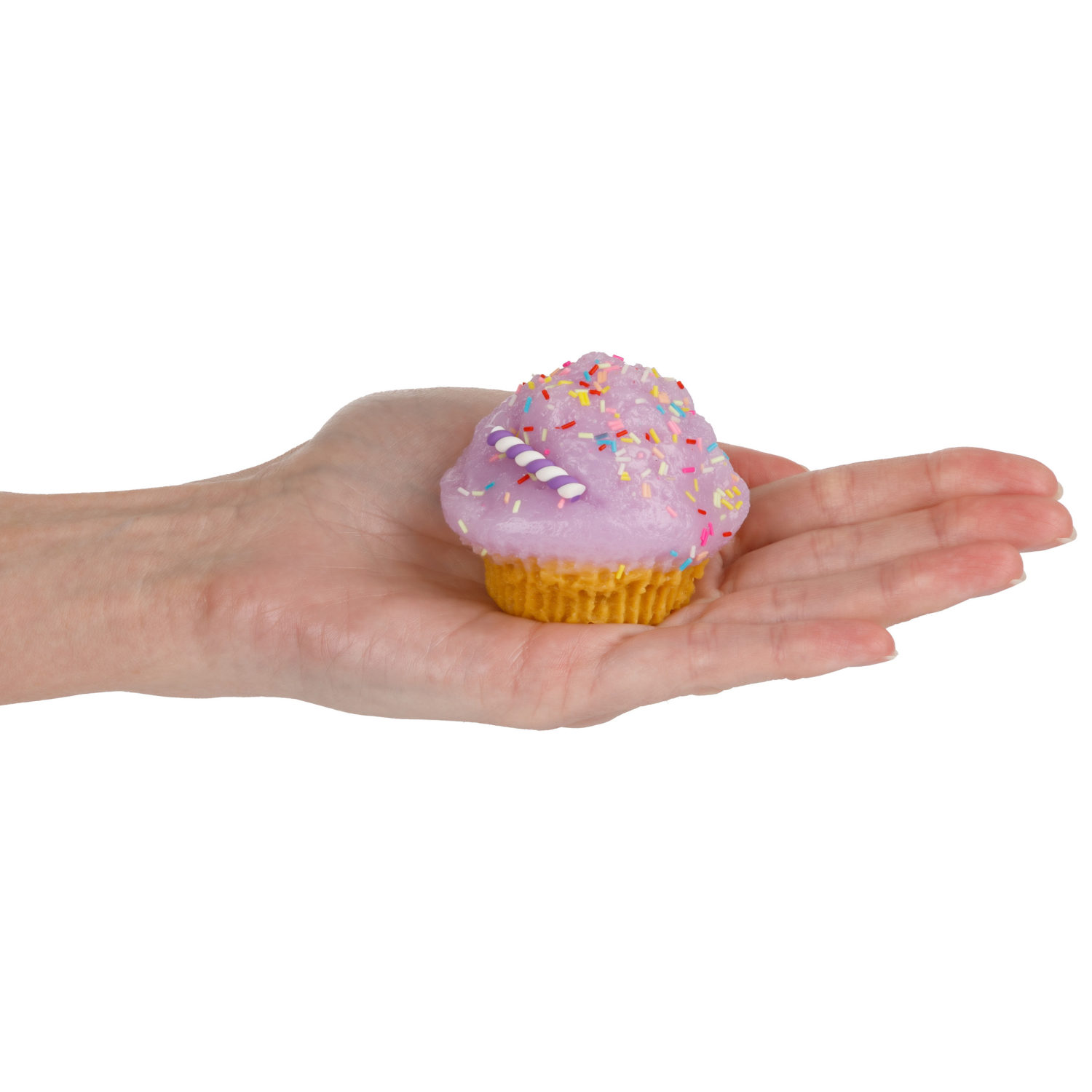 Игрушка-антистресс 1TOY Крутой замес «Няшка-вкусняшка», «Кекс с посыпкой», с колокольчиком, в ассортименте