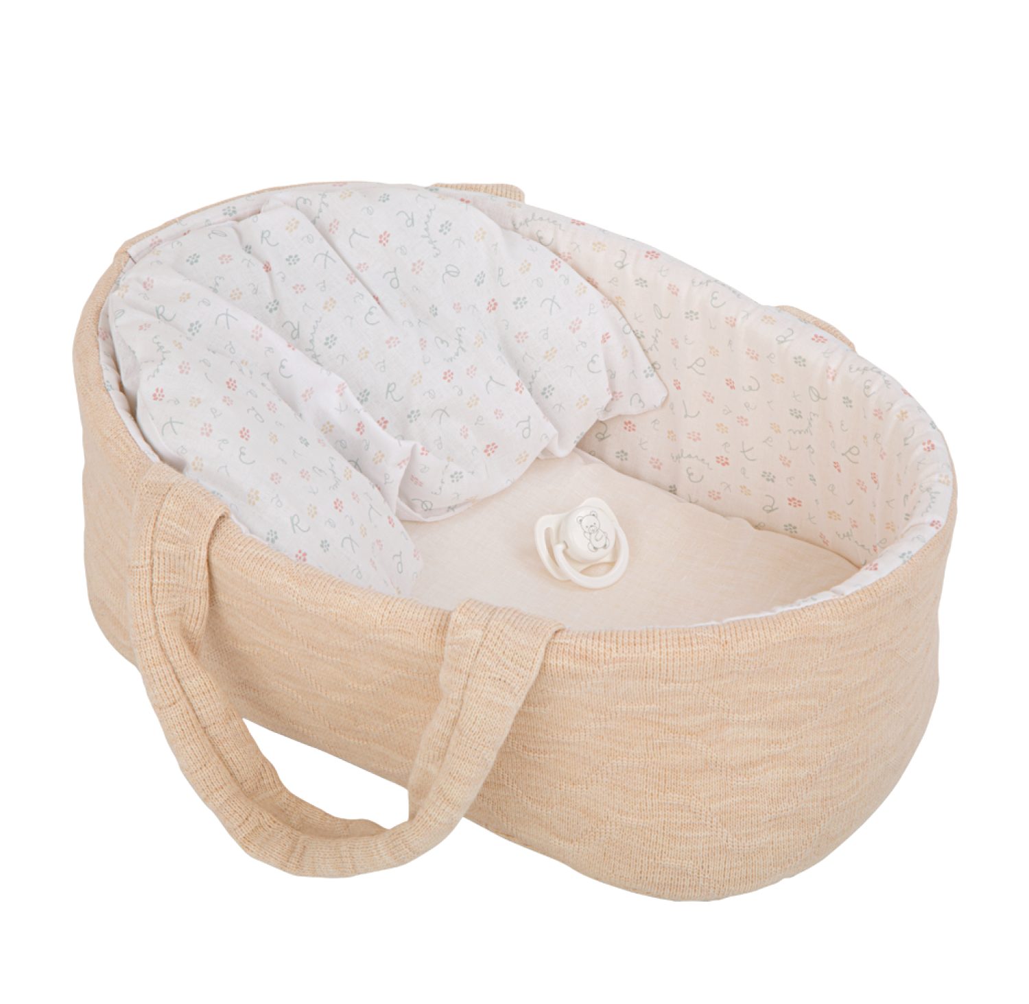 Испанская кукла для девочки reborn пупс Arias виниловая, силиконовая, с люлькой, 33 см