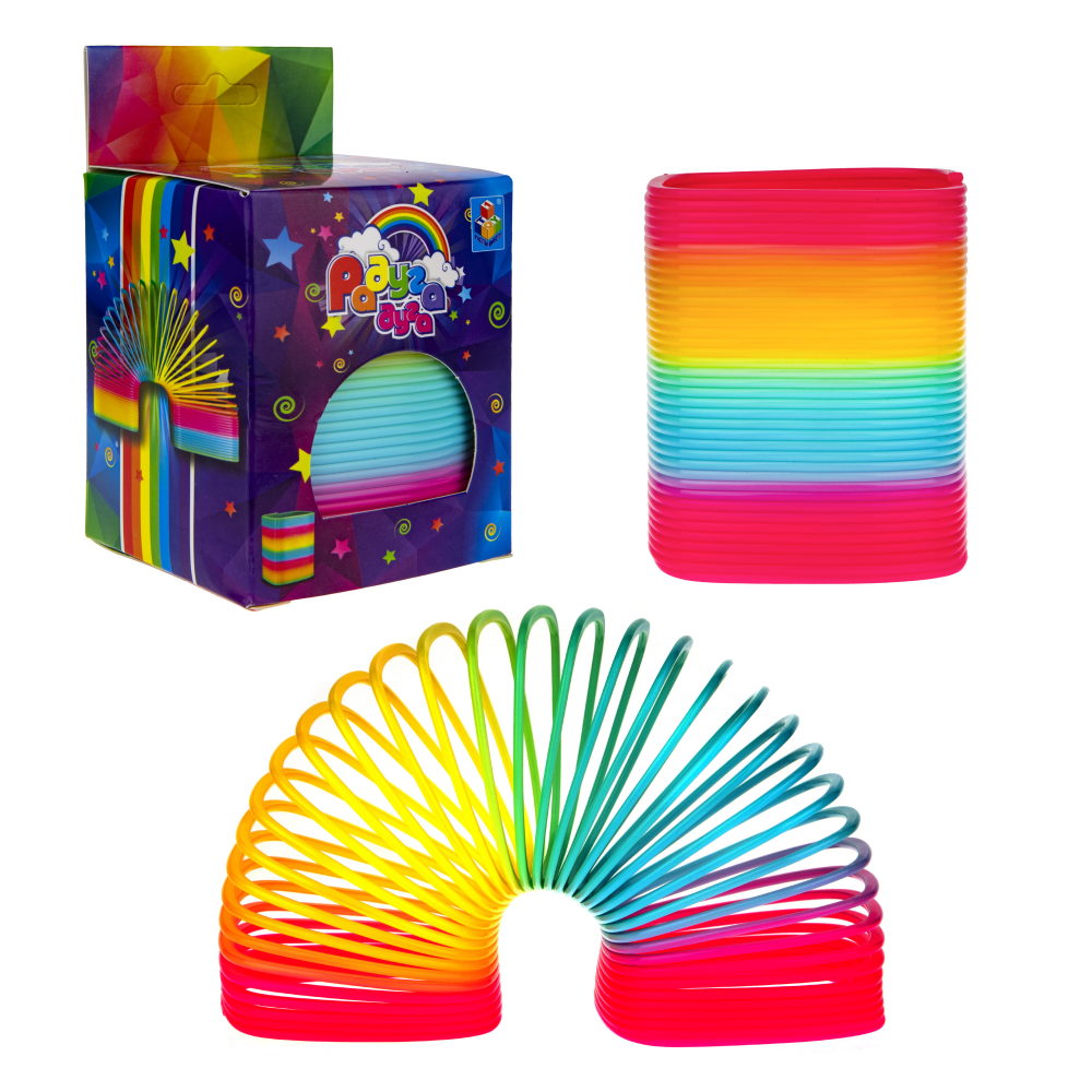 1TOY пружинка Радуга-Дуга куб 