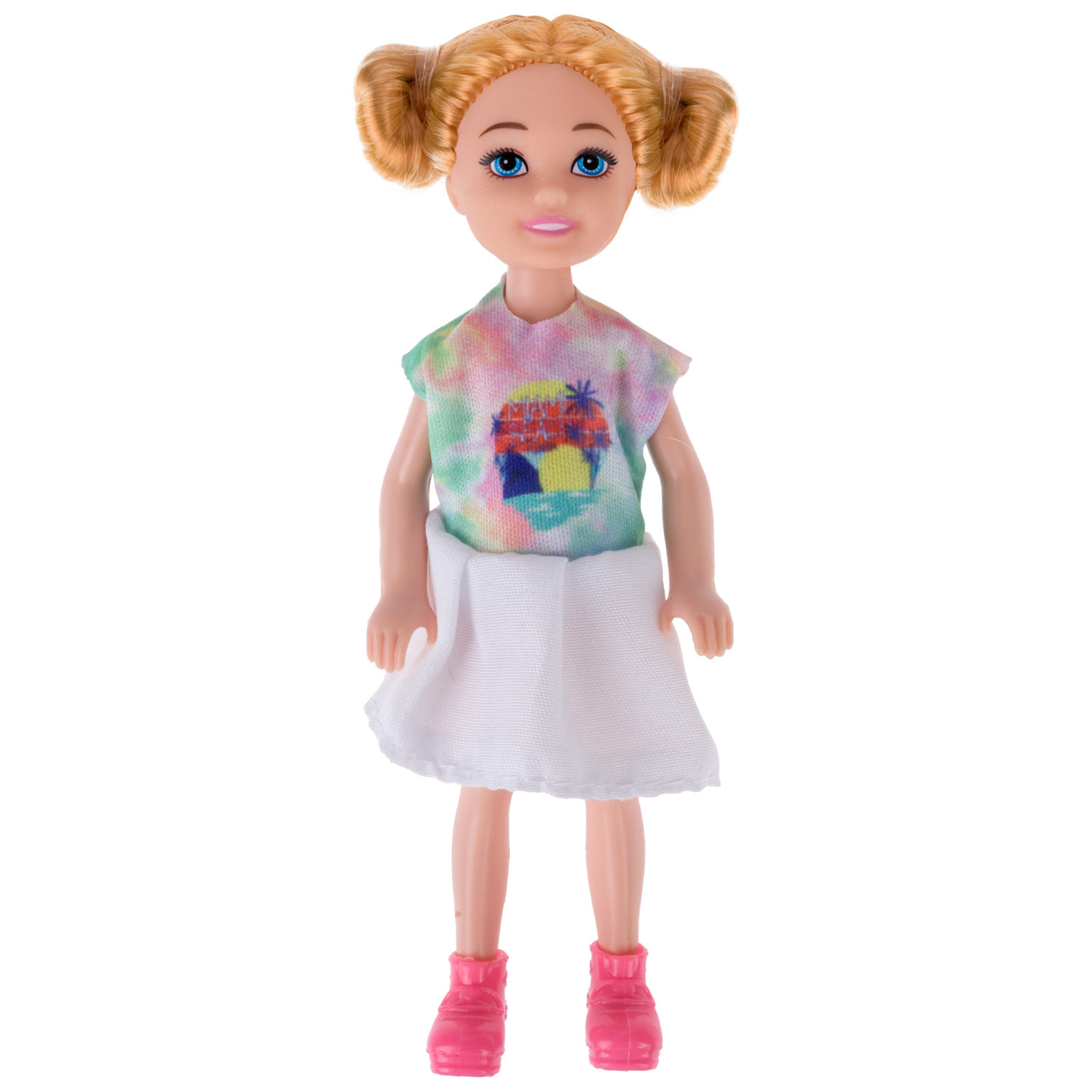 Кукла Alisa Little Love 15,2 см, блондинка с роликами и самокатом