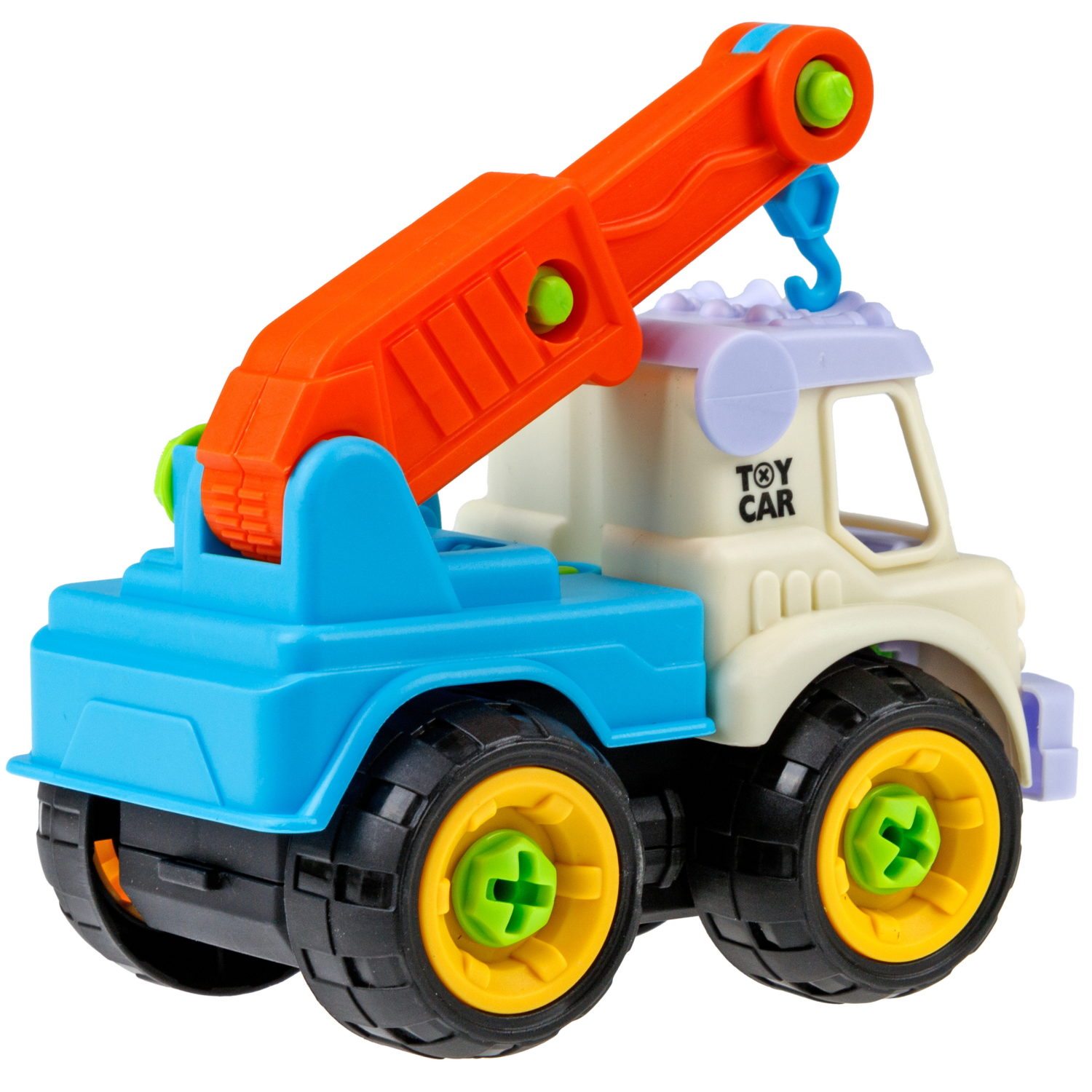 1toy Новостройка строительная техника, сборно-разборная, в асс. 4 вида (пакет)