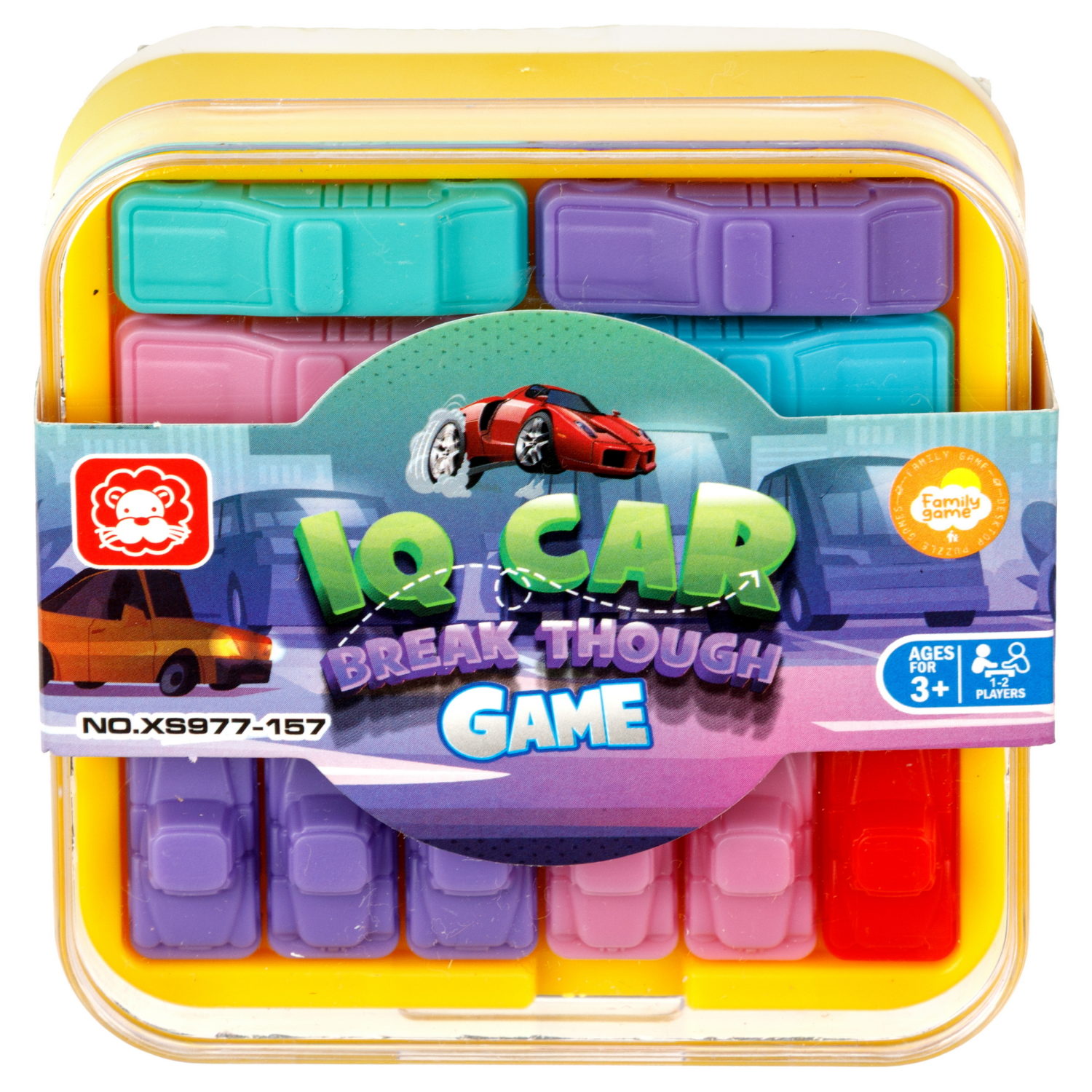 Настольная игра 1TOY Настольная игра IQ Автопарк 8,6х8,6х2,9 см