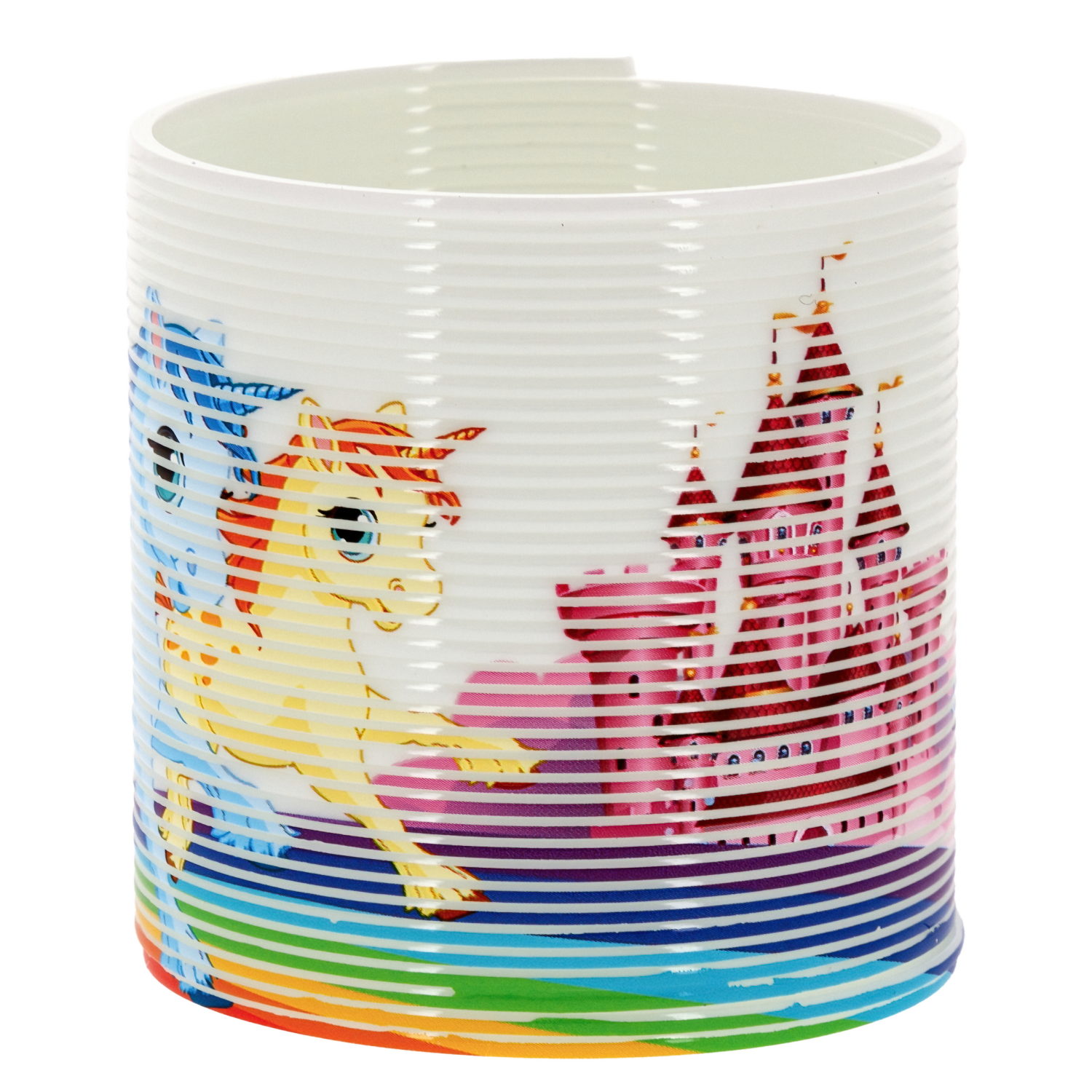 Пружинка радуга 1TOY «Радуга-дуга» Единороги, 6,3*6,5 см