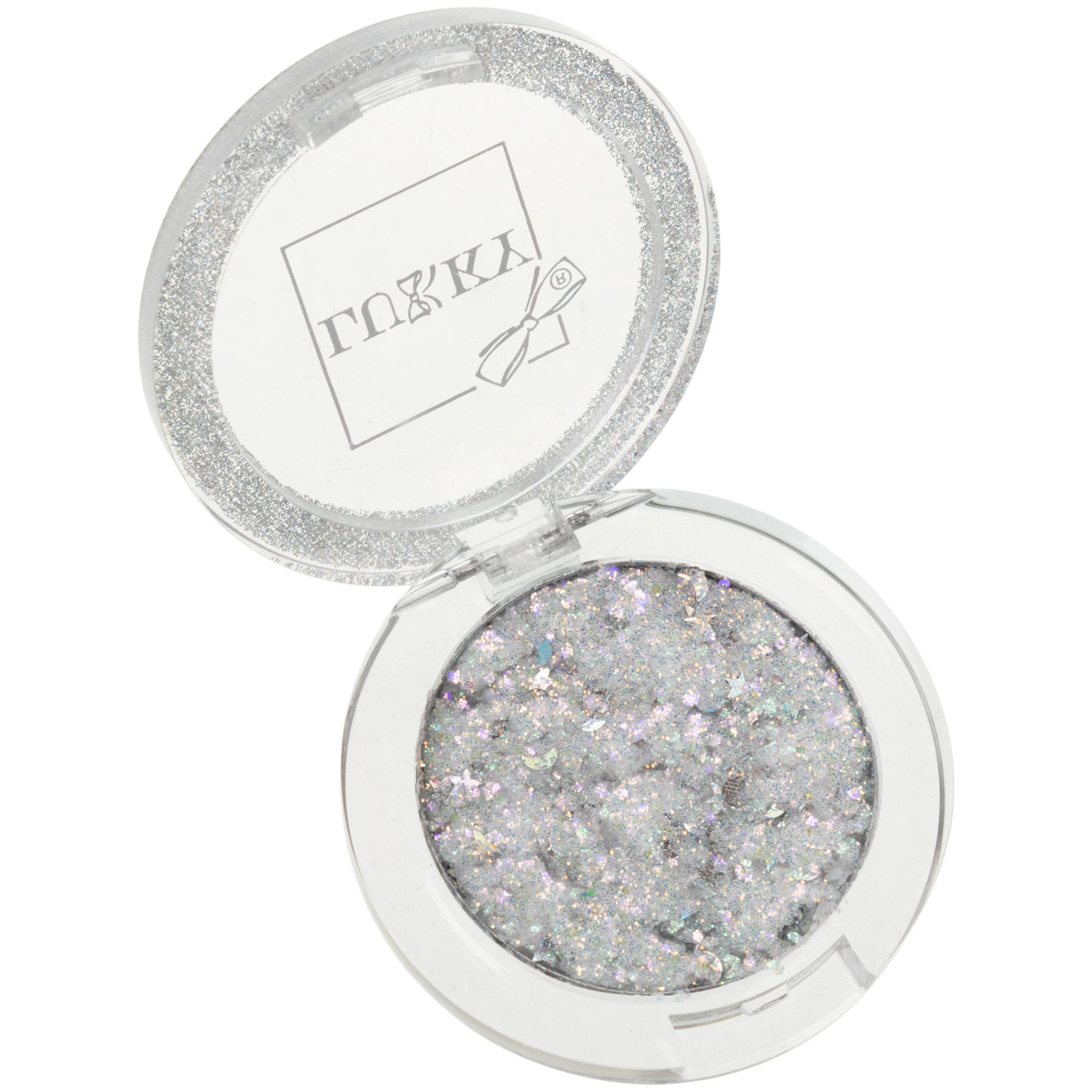 Lukky гель-тени д.век с блёстками и голограф.звёздочками,цвет сиреневый, с аппликатором,1,7 г,блистер