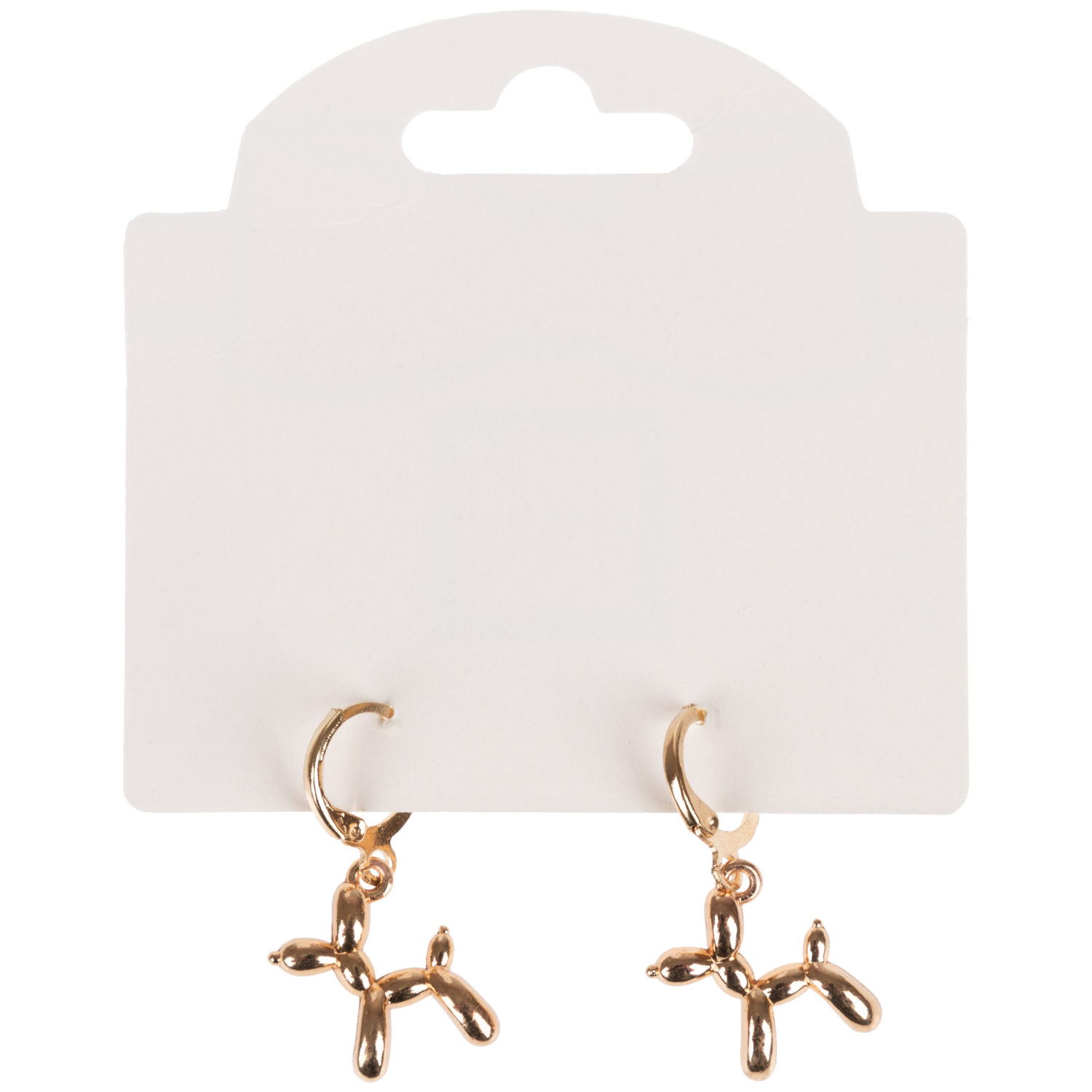 Серьги Lukky Fashion "Собачки", золотого цвета