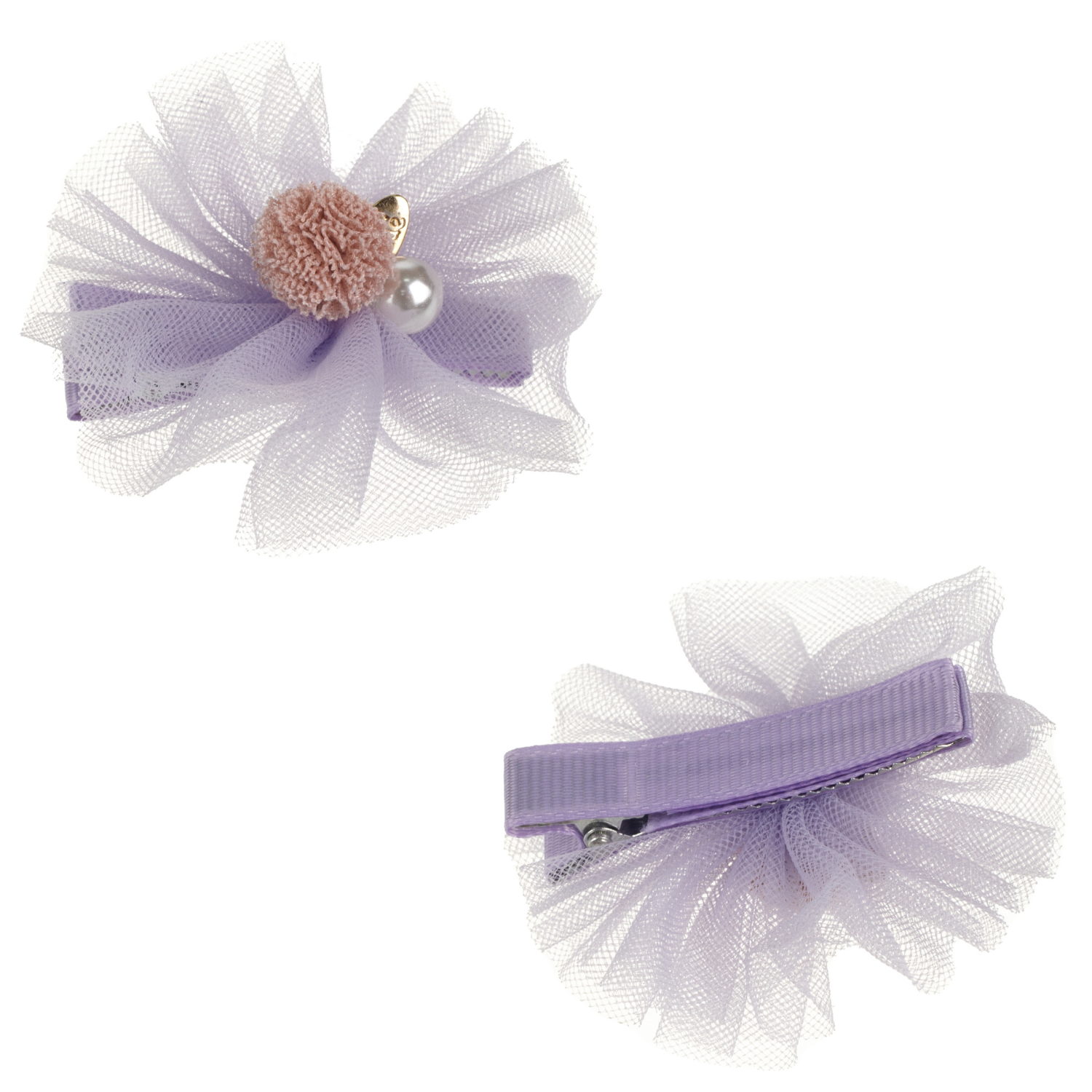 Lukky Fashion набор аксессуаров для волос сиреневый, в наборе 10 заколок, подарочная упаковка 14х14х4см