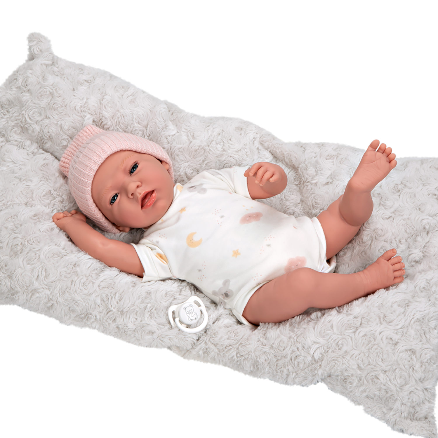 Кукла реборн 40 см ARIAS ELEGANCE Dafne испанская, мягкая с виниловыми конечностями, реалистичная, младенец