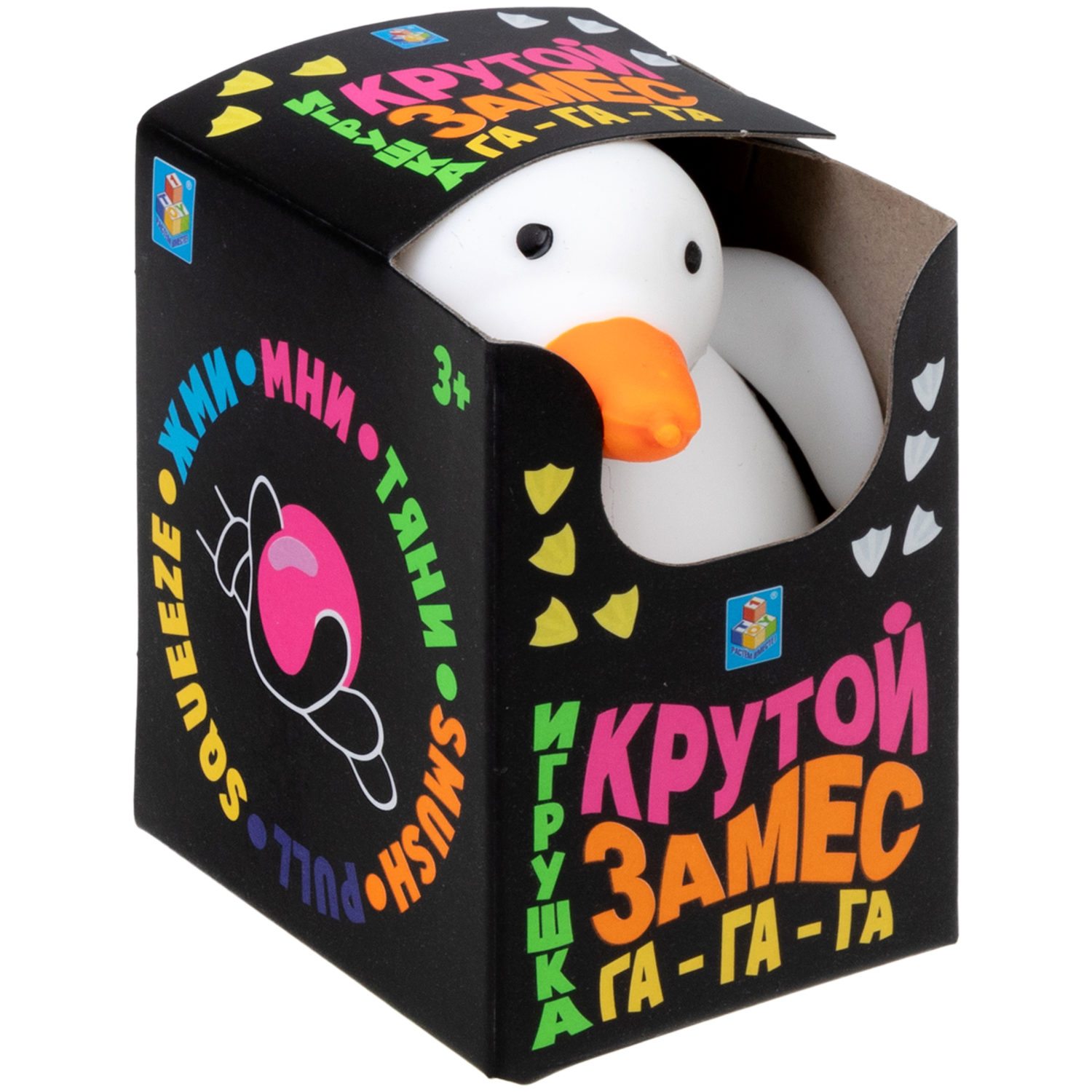 Игрушка-антистресс 1TOY Крутой замес Гусь,  в ассортименте, 10,5х7,5 см