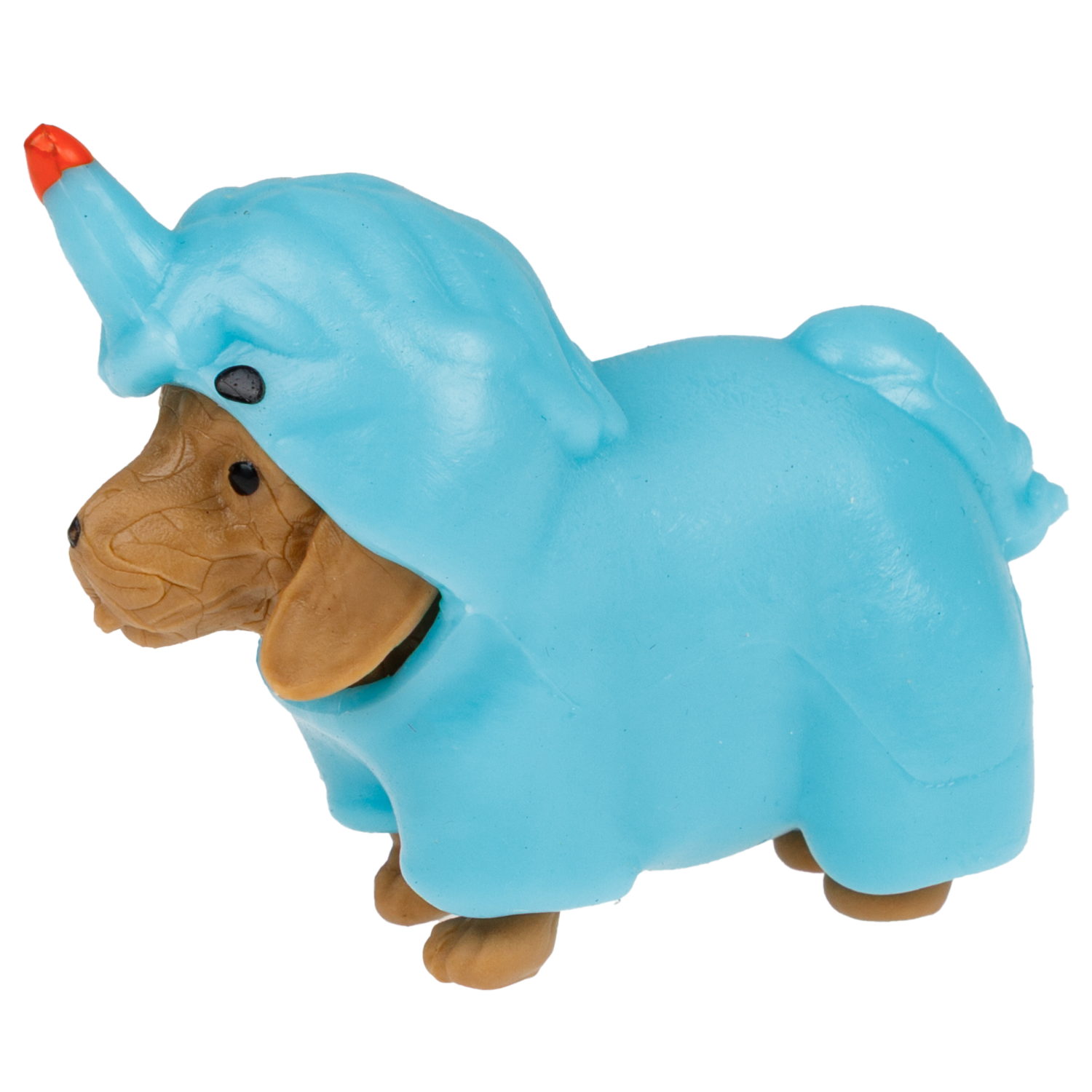 1toy "Прокачка для собачки", тянущиеся собачки в костюмчиках, мини 3,5*3,5*4 см д/б 24 шт