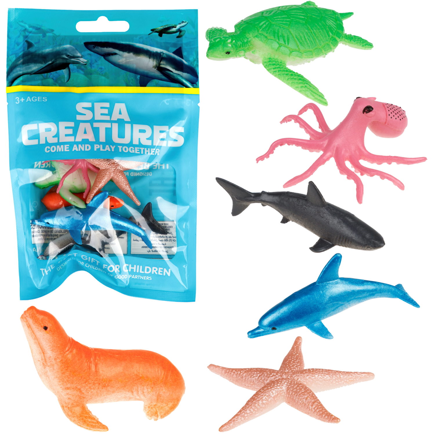 Набор фигурок-игрушек 1TOY В мире животных: фауна океана, в ассортименте