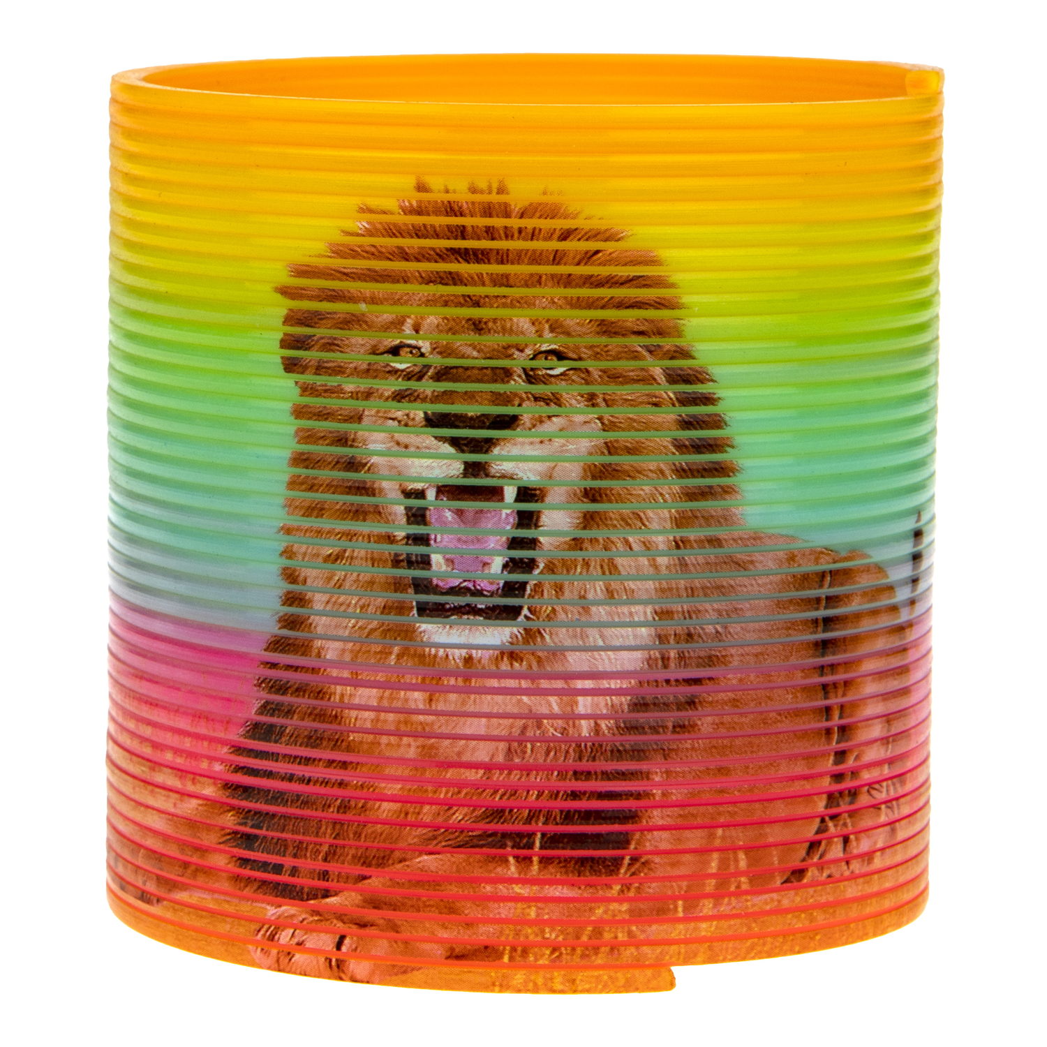 Пружинка радуга 1TOY «Радуга-дуга» Сафари, 6,5*6,5 см, 4 вида в ассортименте