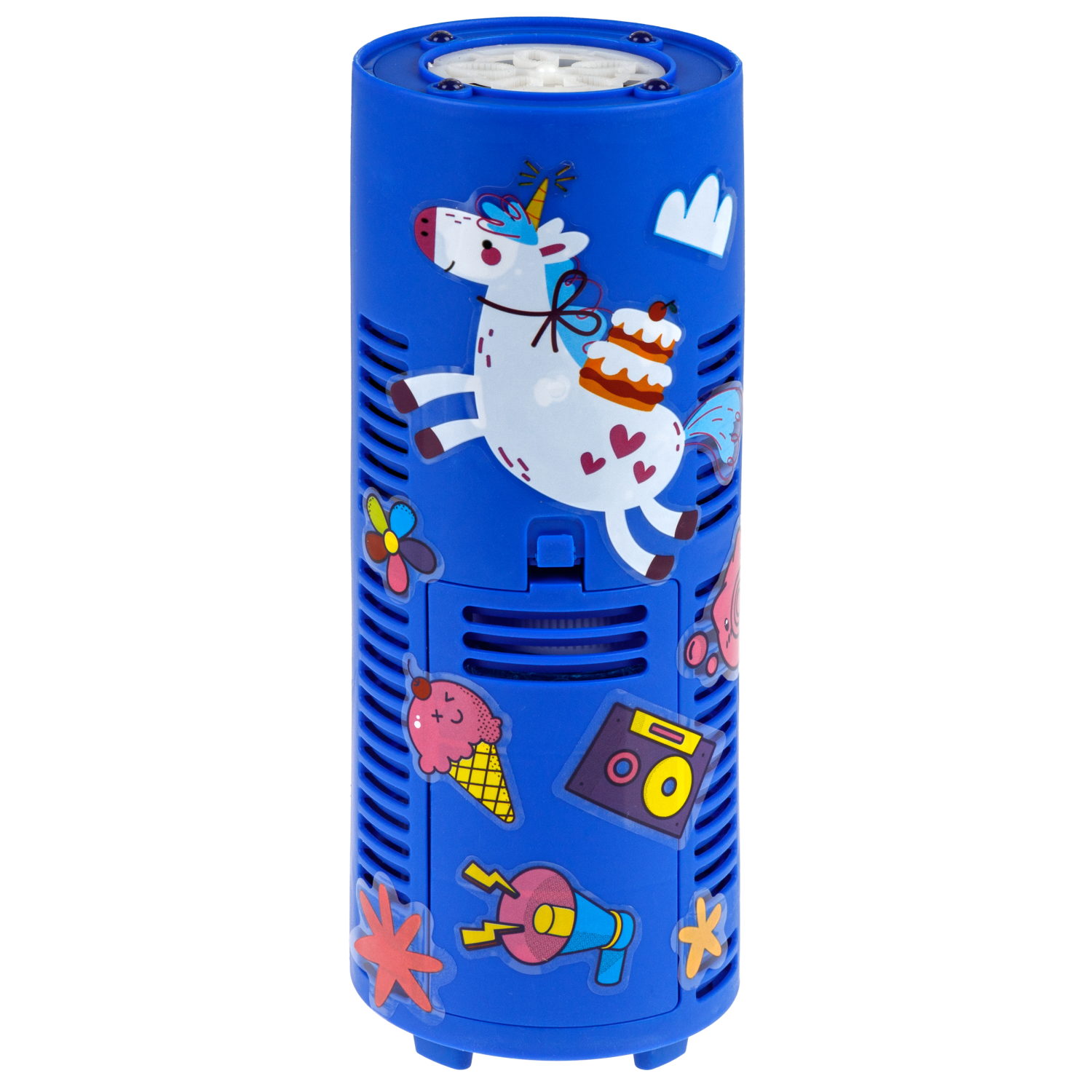 Генератор мыльных пузырей 1TOY Мы-шарики! со стикерами, светом, 100 мл, цвет в ассортименте