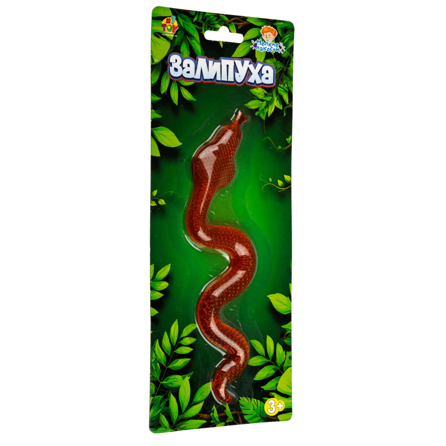 Жмяка липучая 1TOY Залипуха Змея, лизун