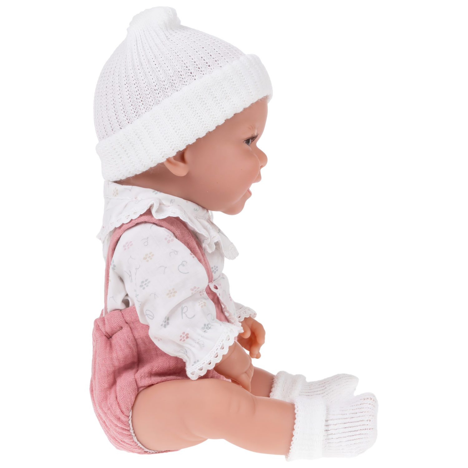 Испанская кукла для девочки reborn пупс Arias виниловая, силиконовая, с люлькой, 33 см