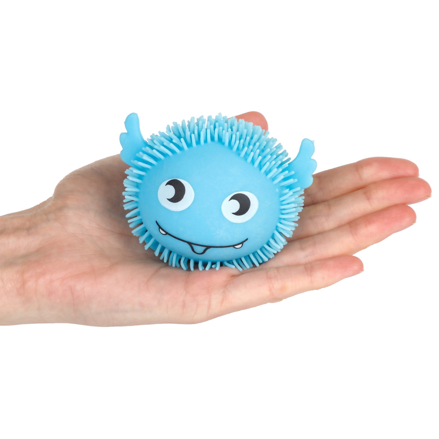 Игрушка-антистресс для рук 1toy Йо-Ёжики, "Монстр" 6 см, со светом, 4 вида в ассортименте