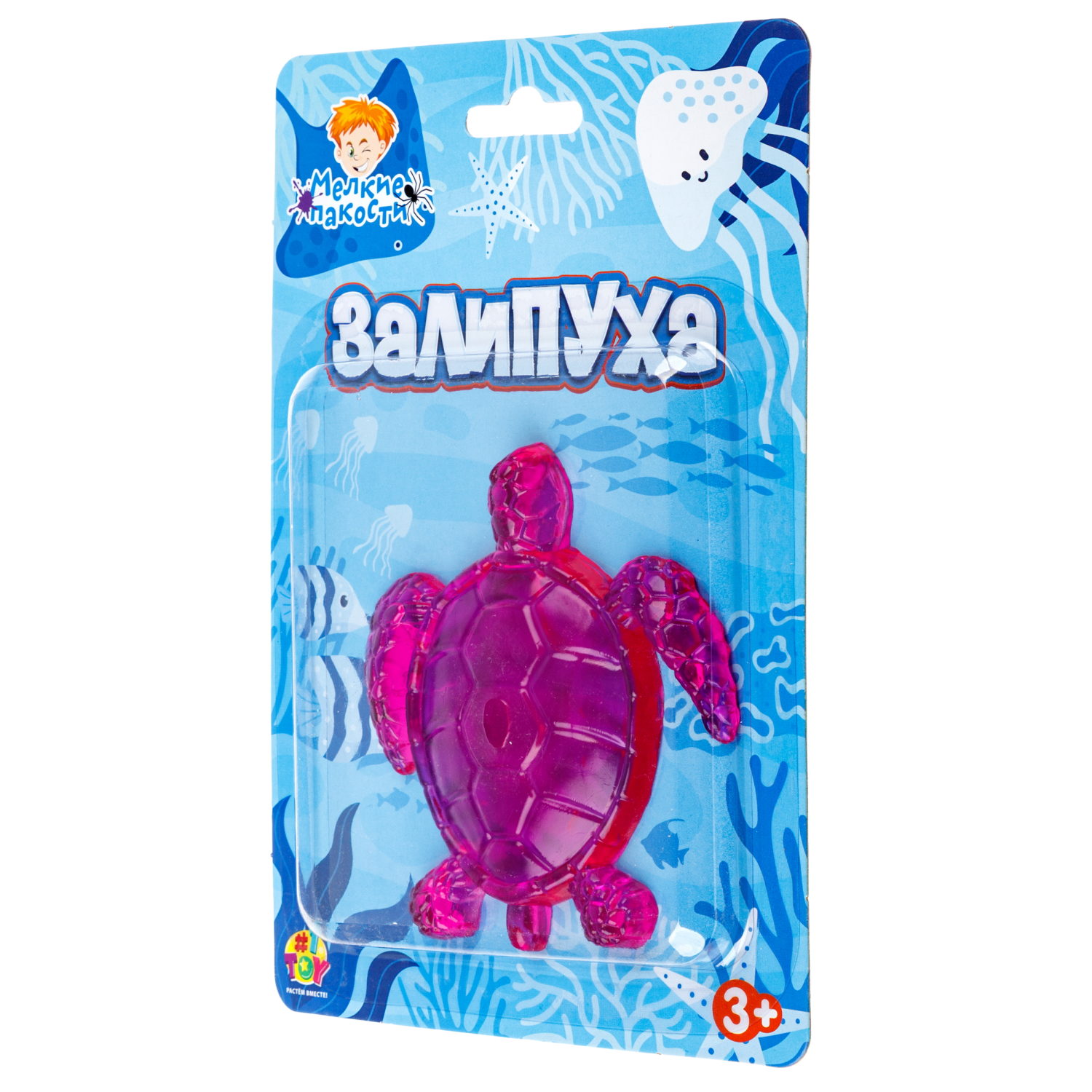 Игрушка-антистресс 1TOY Крутой замес Залипуха Черепаха