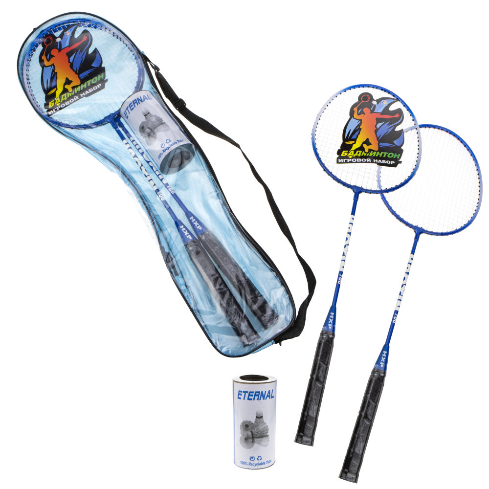 Бадминтон 1TOY 2 ракетки, 2 волана