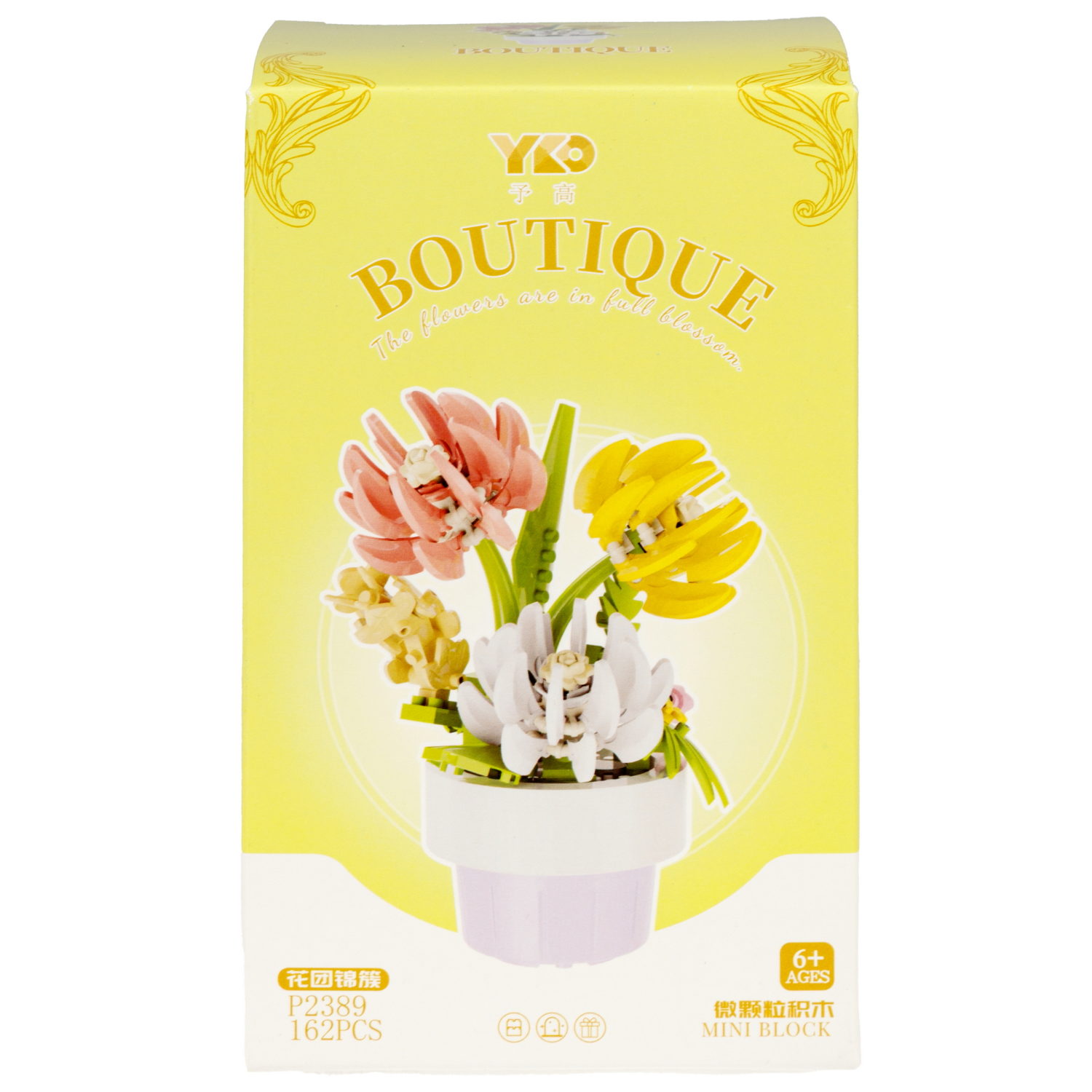 Конструктор 1TOY Blockformers "Цветы в горшках", 9 видов, от 138 до 223 деталей