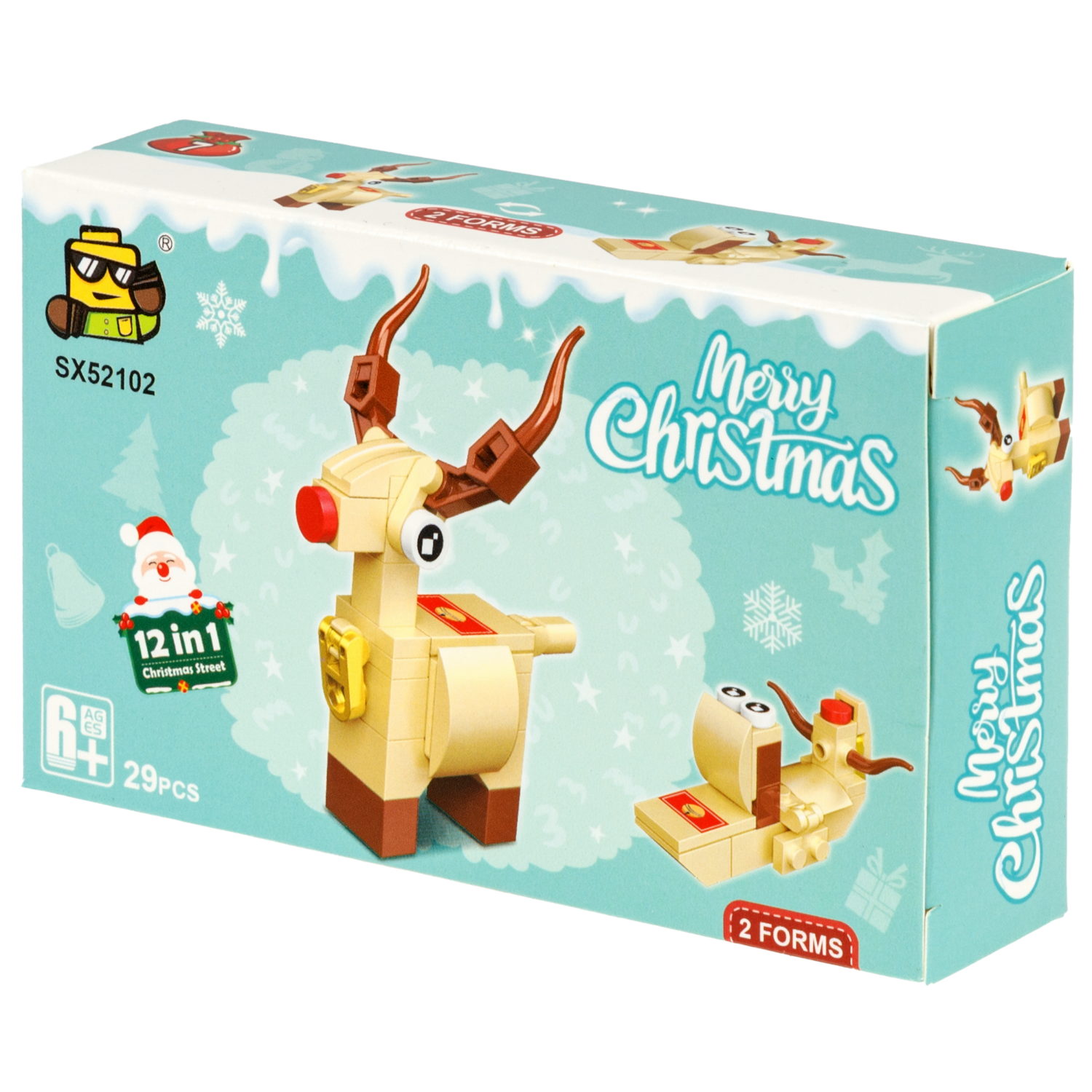 Конструктор 1TOY Blockformers С Новым годом! 12 видов, от 23 до 29 деталей