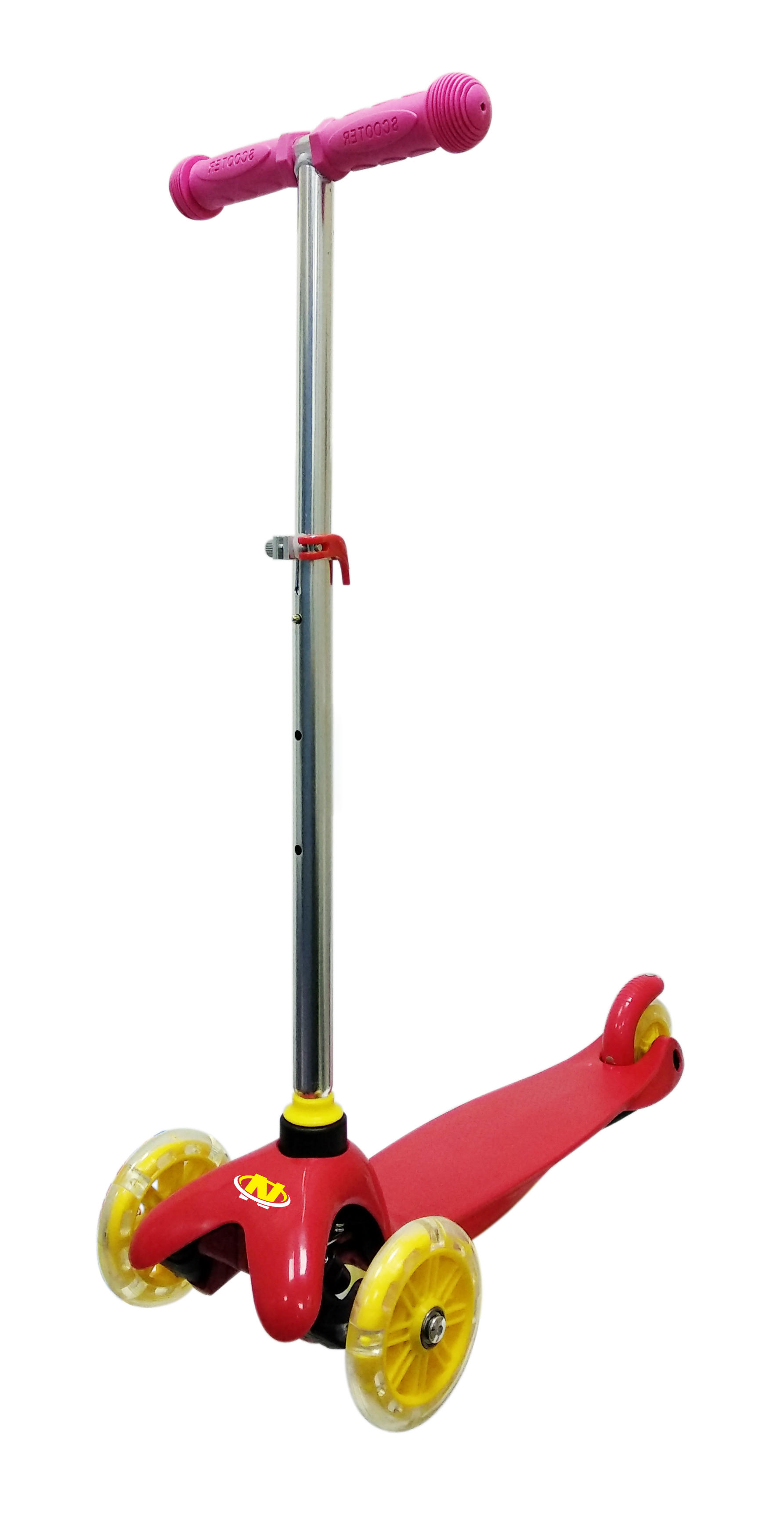 Самокат детский Navigator, трехколесный, кикборд, со светящимися колесами