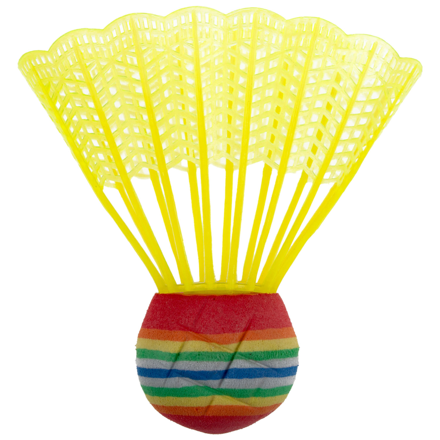 Бадминтон 1TOY 2 ракетки с мягкими ручками, 1 волан, в ассортименте